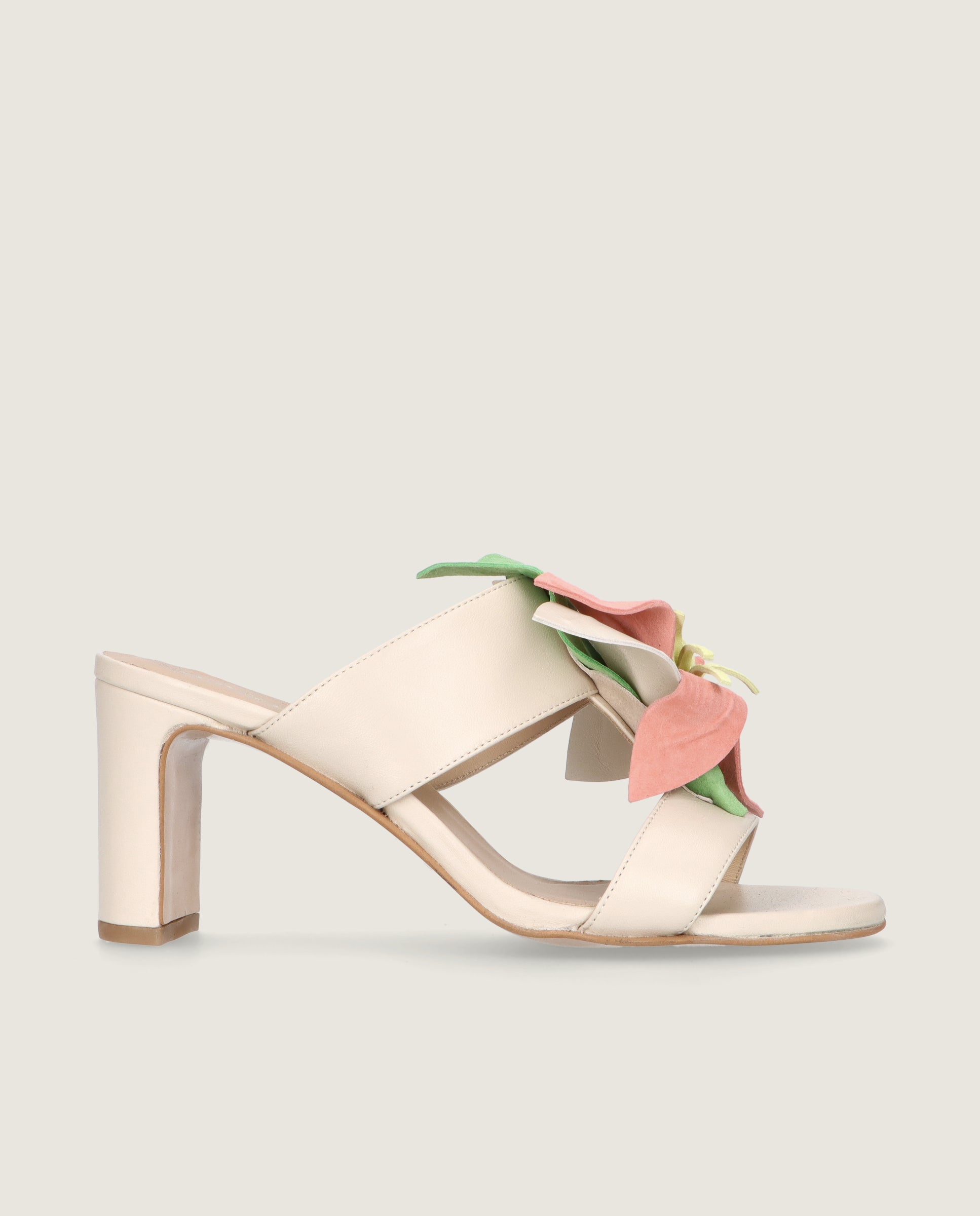 Sandalias Maria Blancos Piel