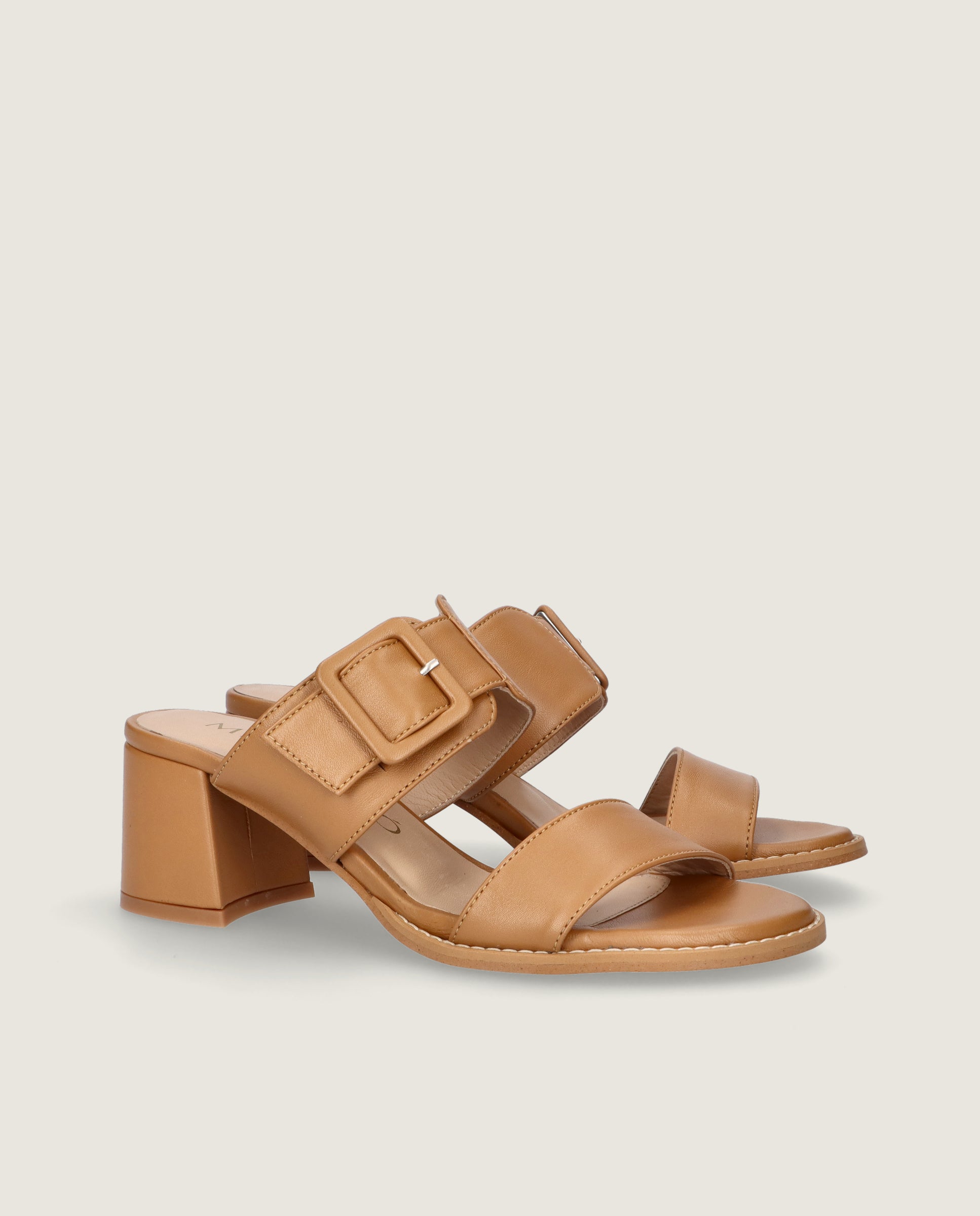 Imagen de Sandalias Yolanda Marrones Piel por Mascaro