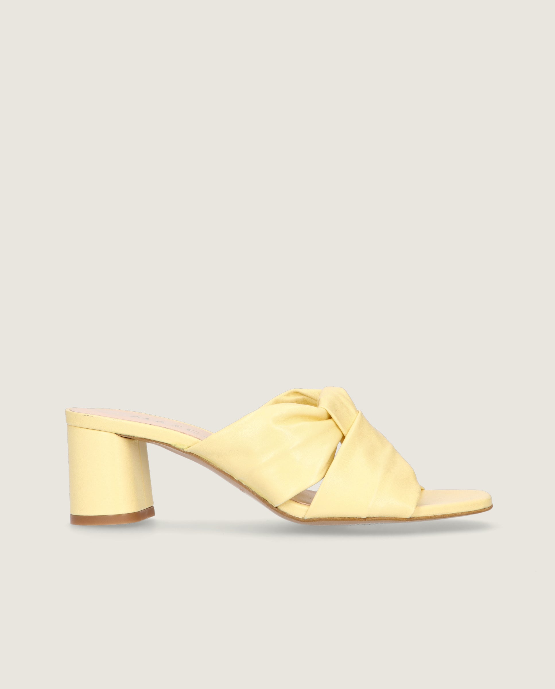 Susan Yellow Leather Sandals