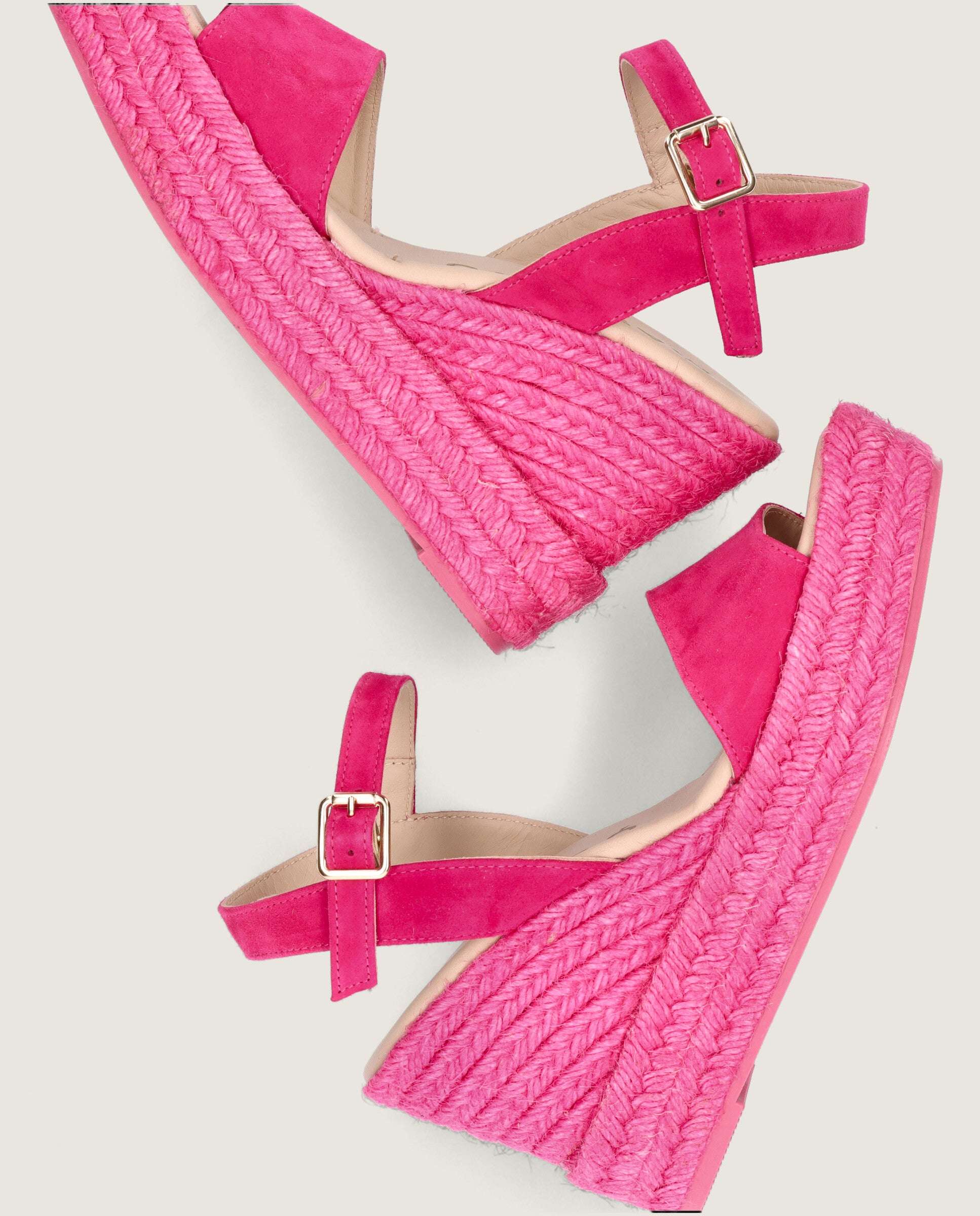 Alpargatas Esparto Gloria Rosas Ante