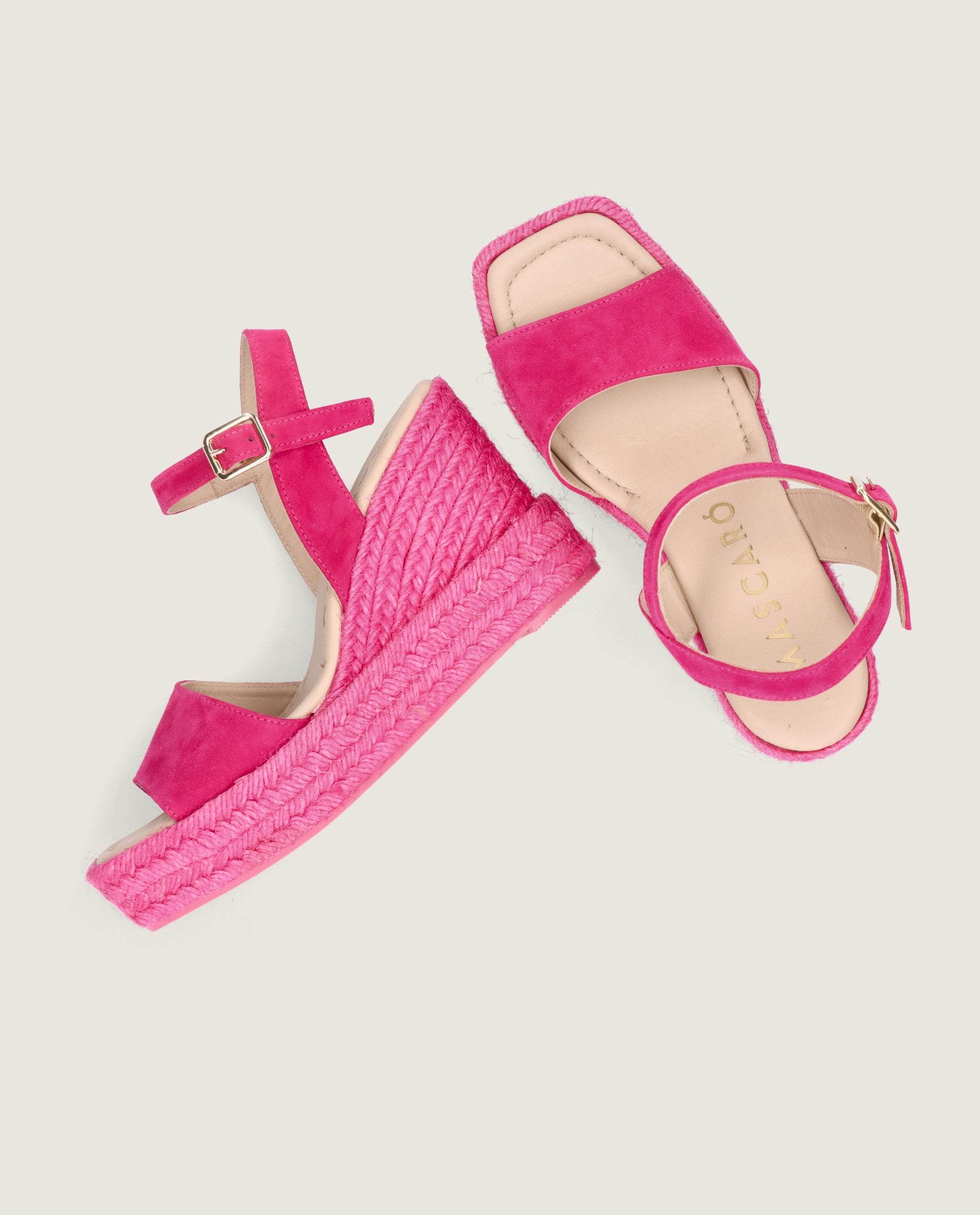 Alpargatas Esparto Gloria Rosas Ante