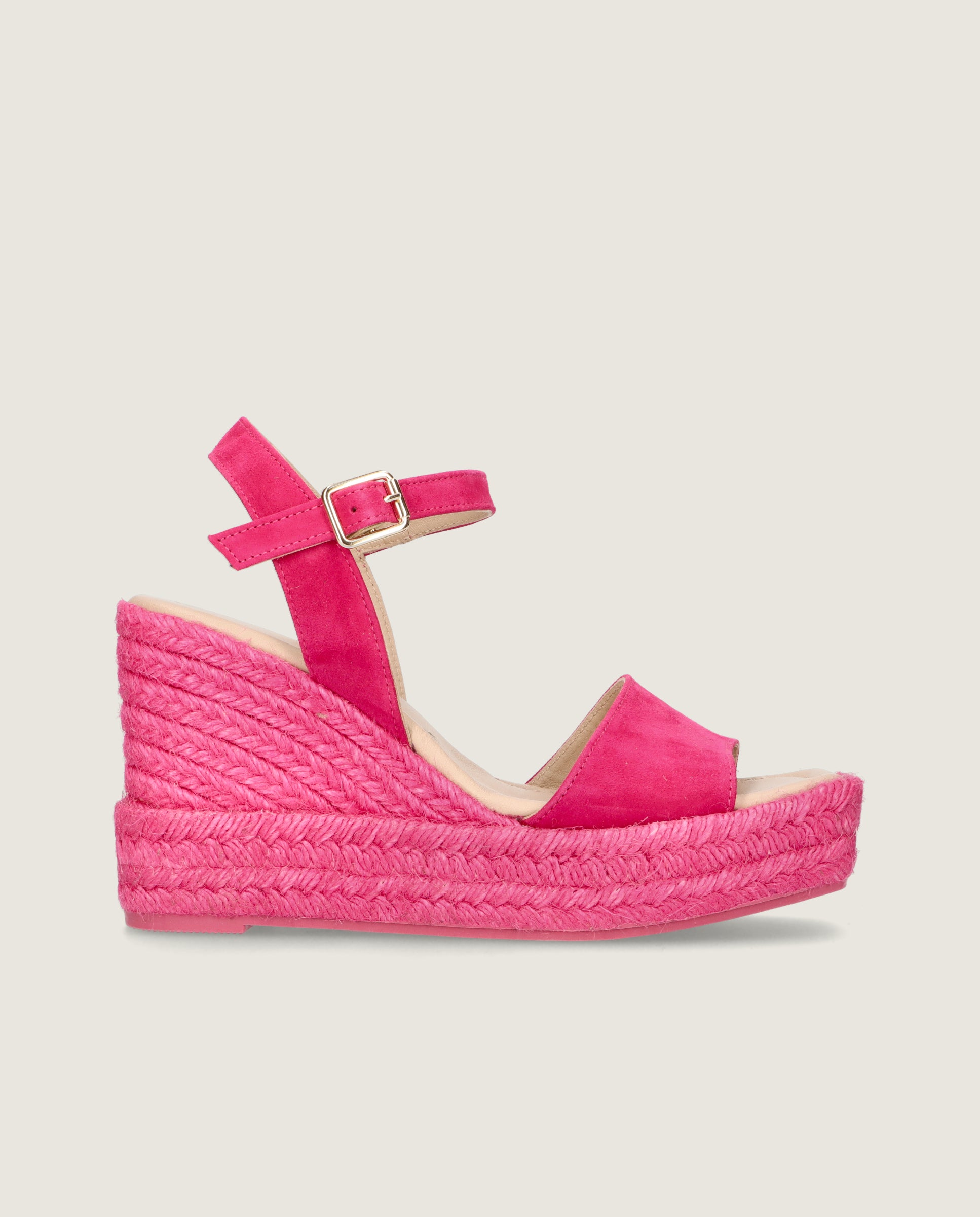 Alpargatas Esparto Gloria Rosas Ante