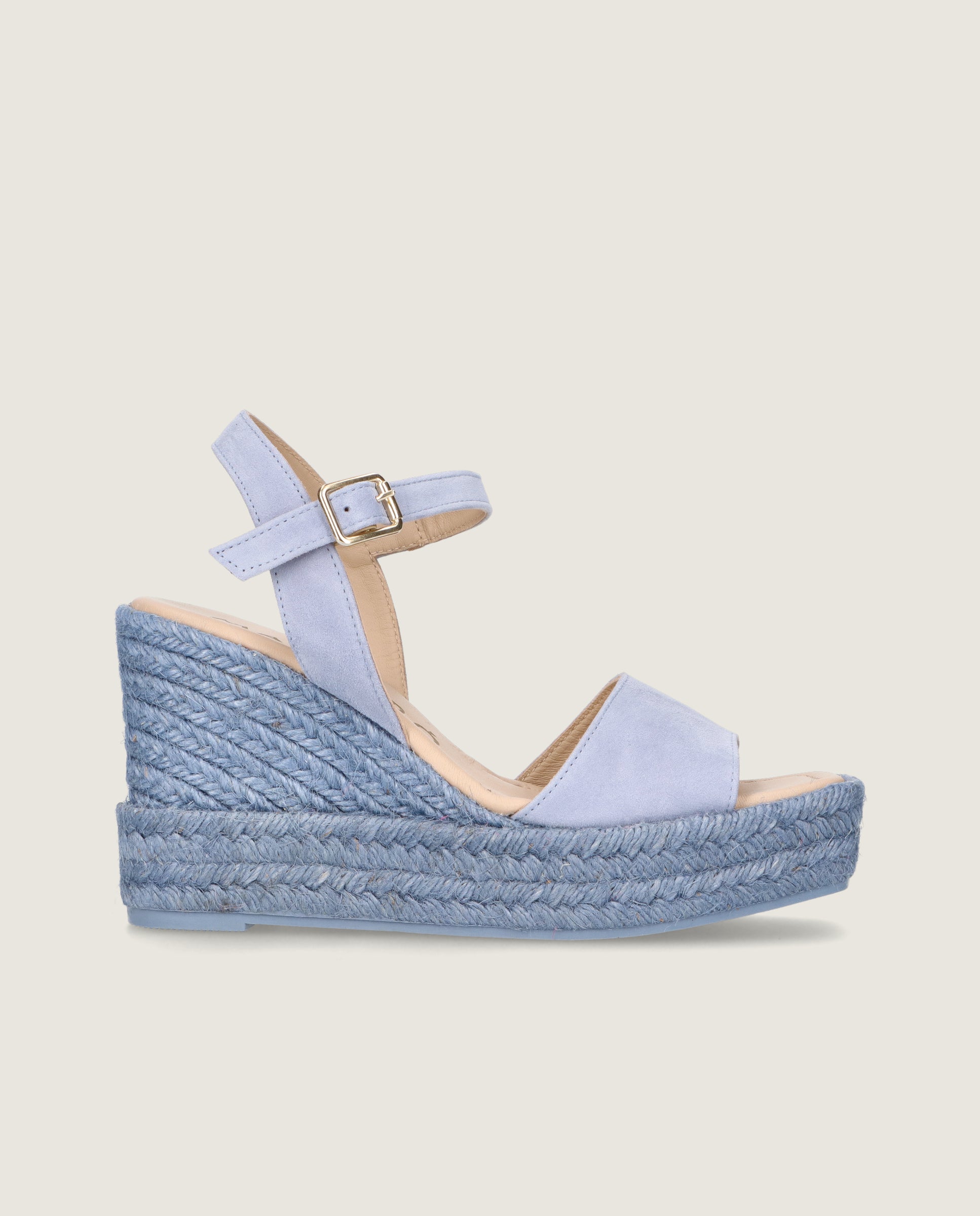 Alpargatas Esparto Gloria Azules Ante