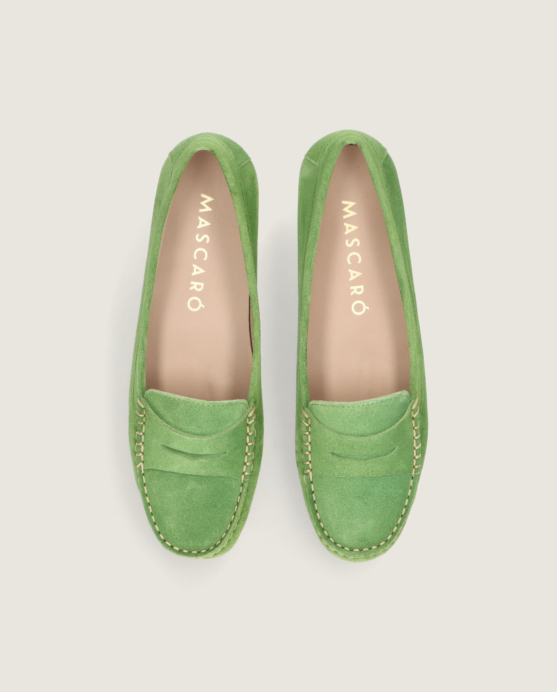 Vista alternativa de Mocasines Henrietta Verdes Ante por Mascaro