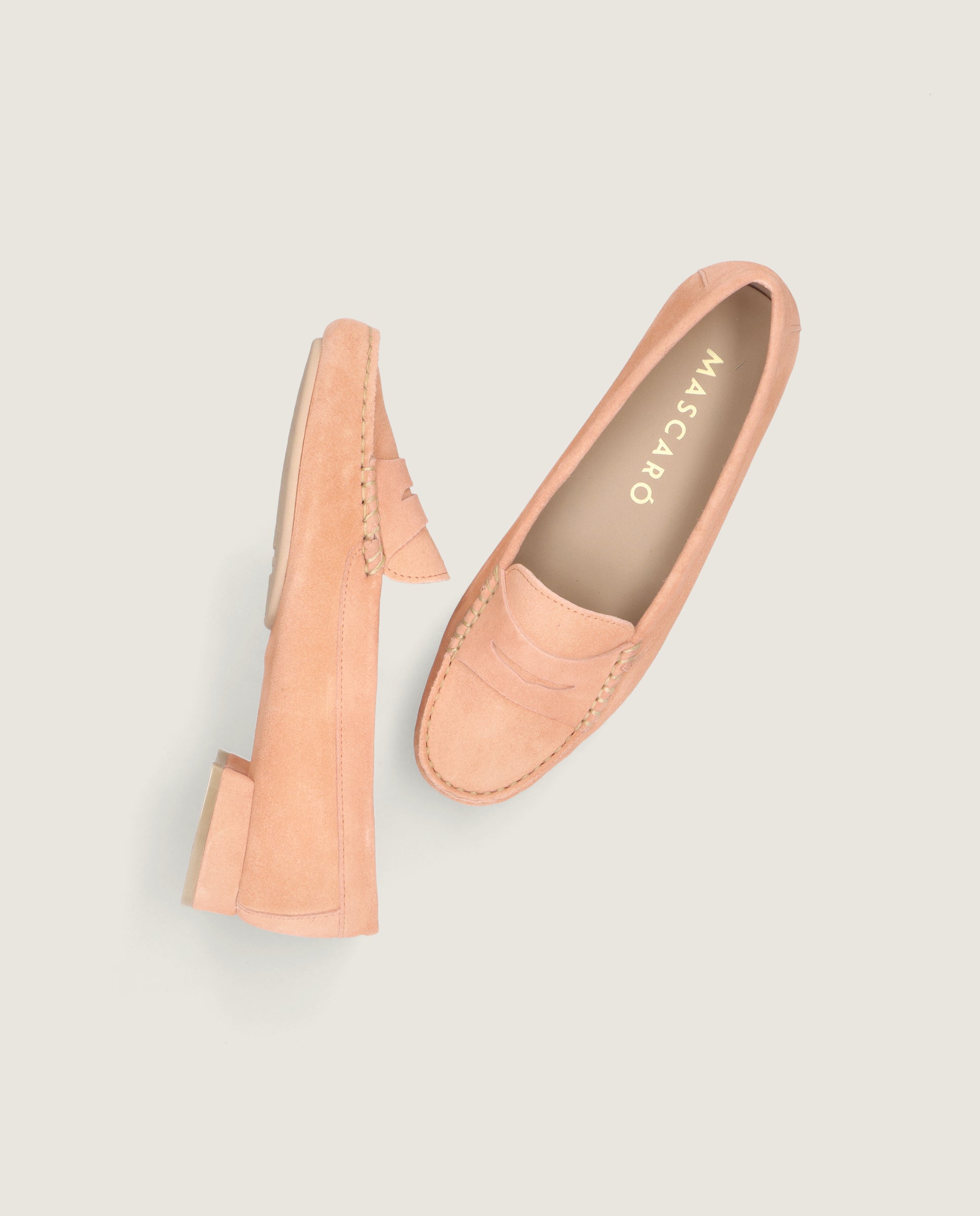 Mocasines Henrietta Naranjas Ante