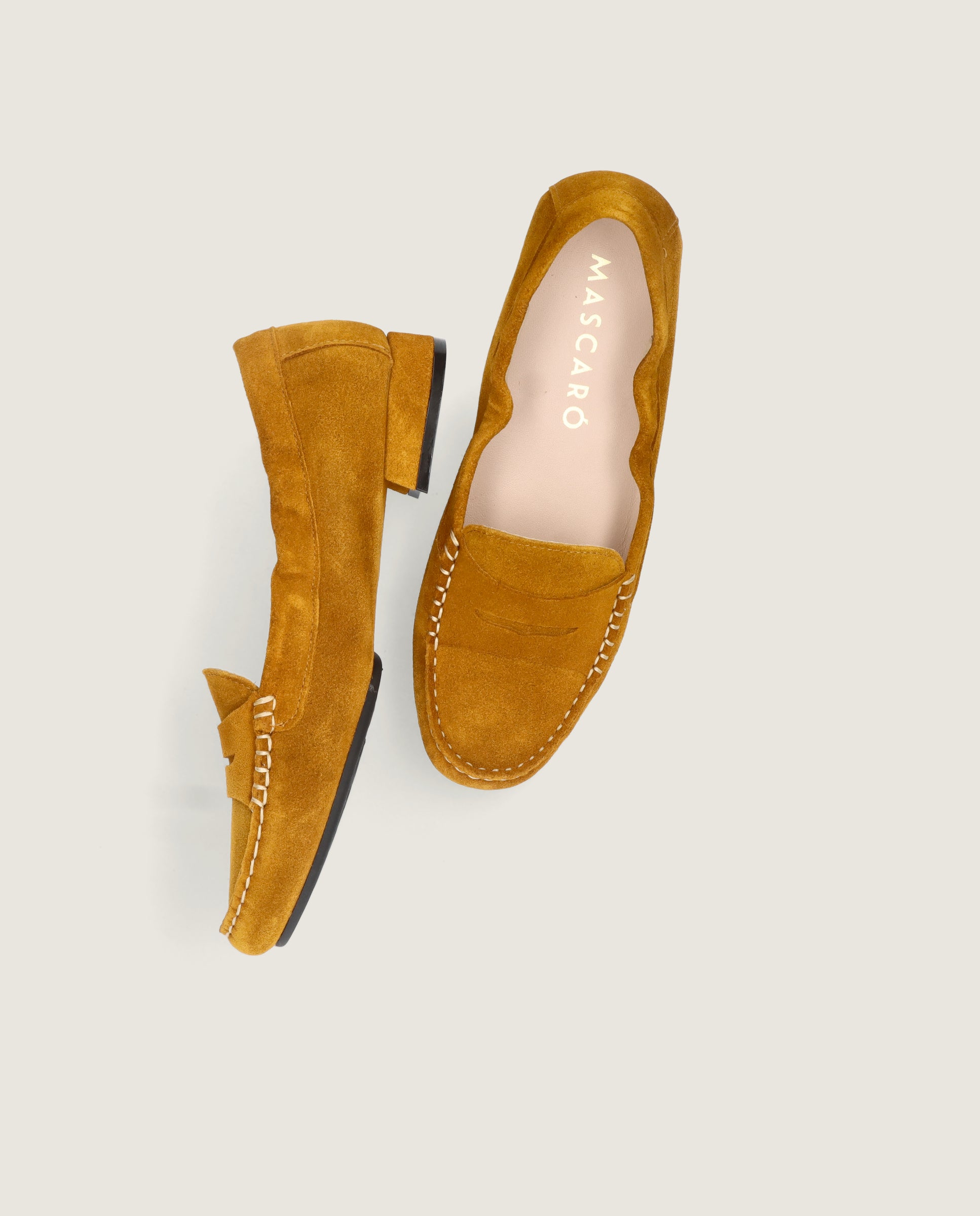 Mocasines Henrietta Amarillos Ante