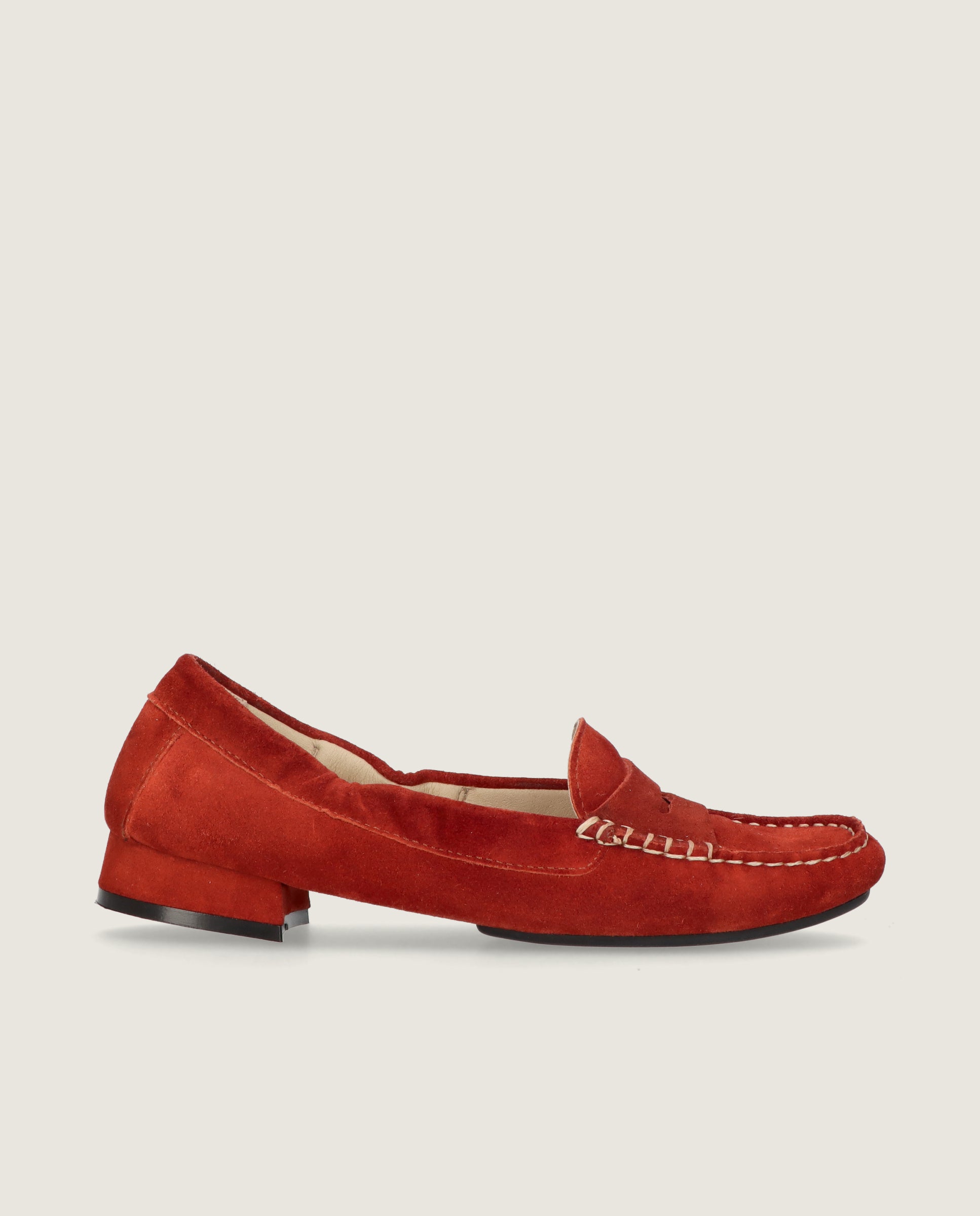 Mocasines Henrietta Rojos Ante