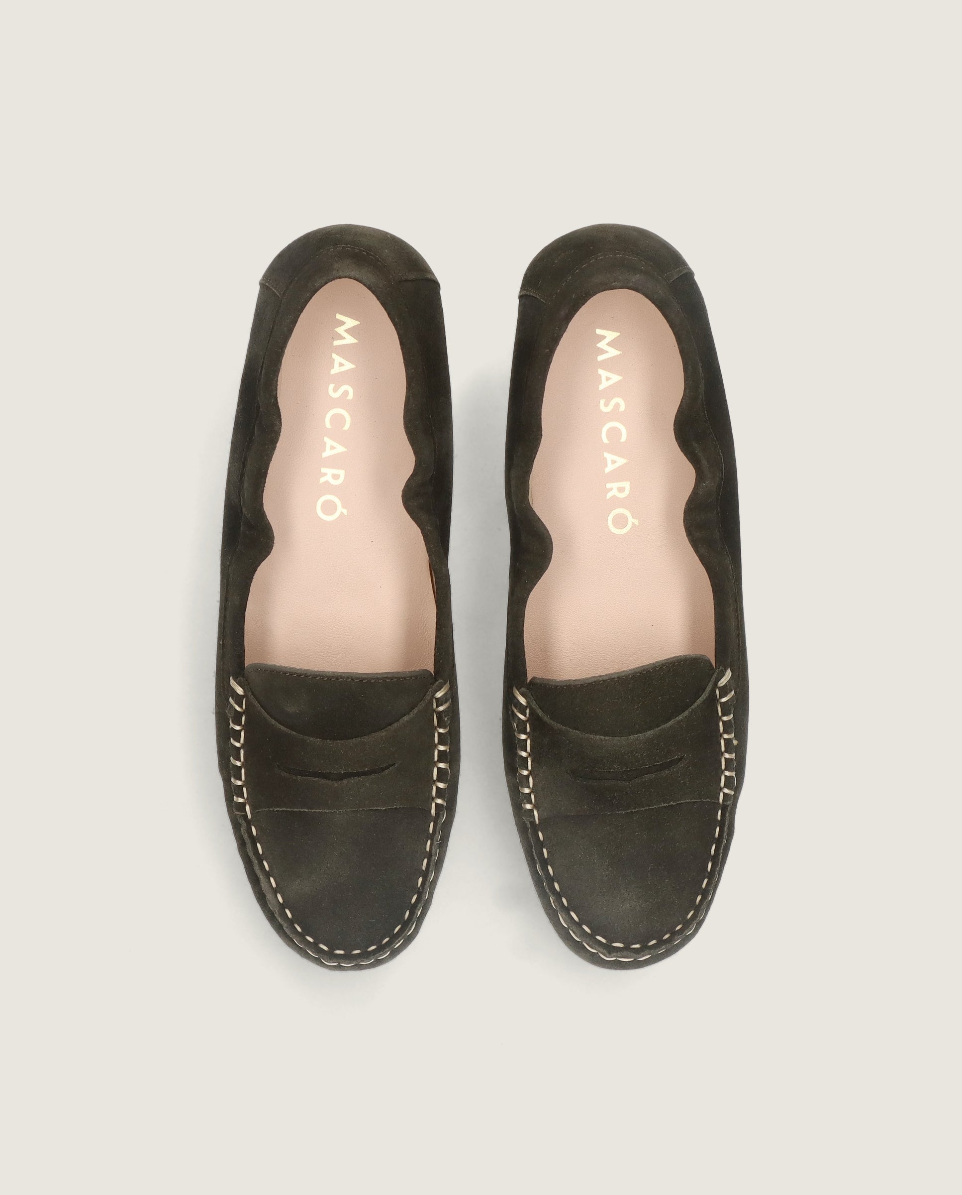 Vista alternativa de Mocasines Henrietta Verdes Ante por Mascaro