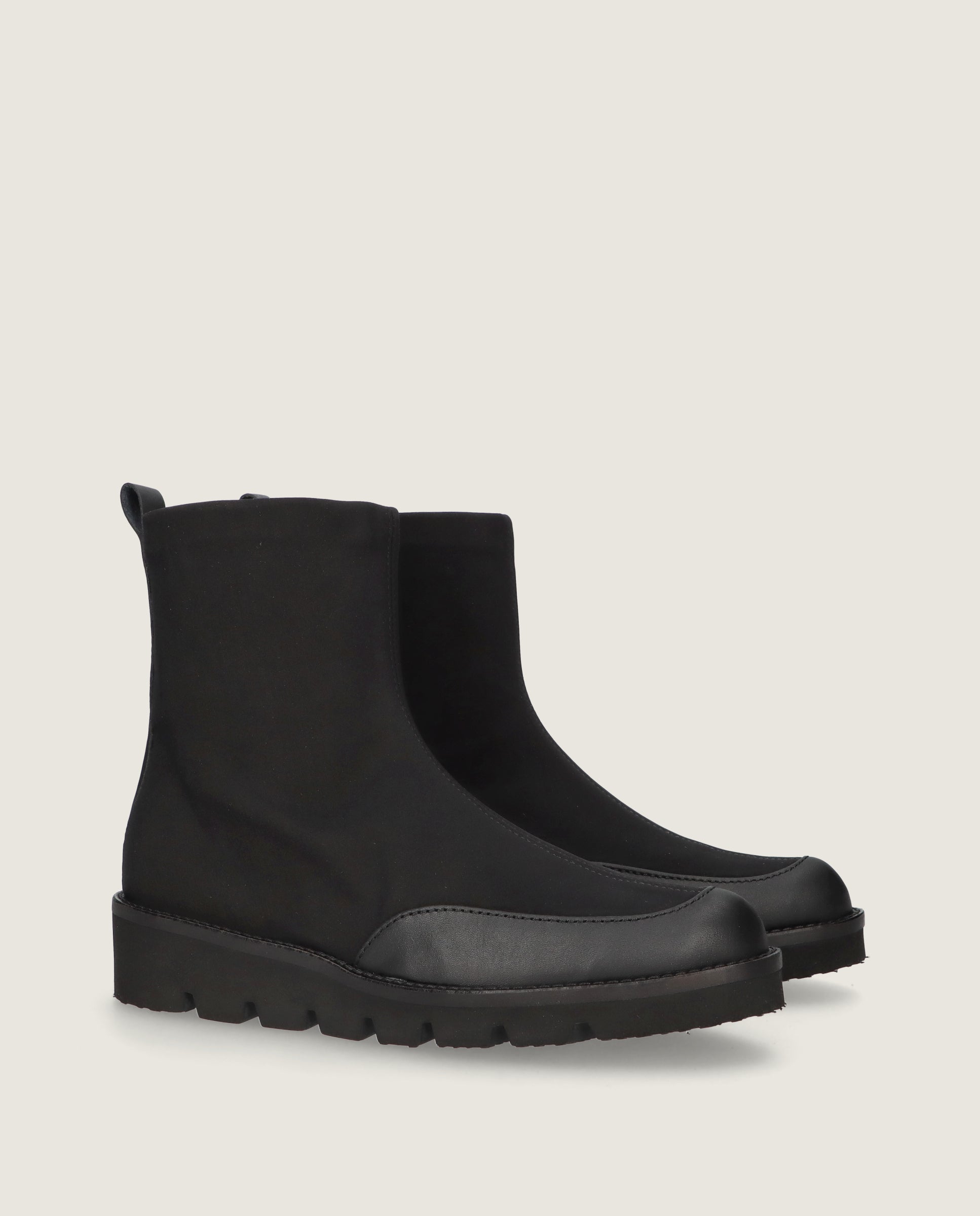 Botines Bette Negros Tejidos