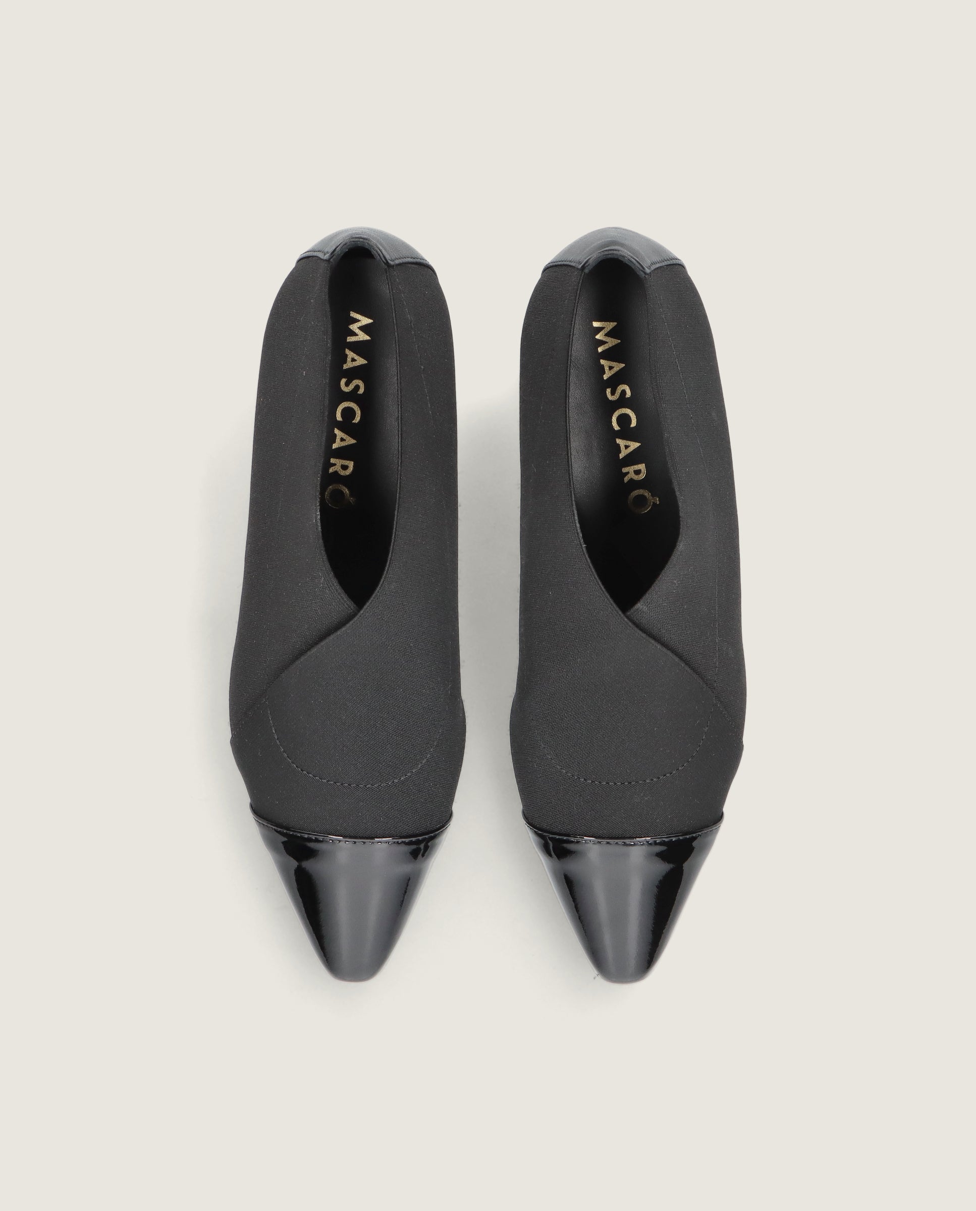 Schnürschuhe Greta Schwarz Lack