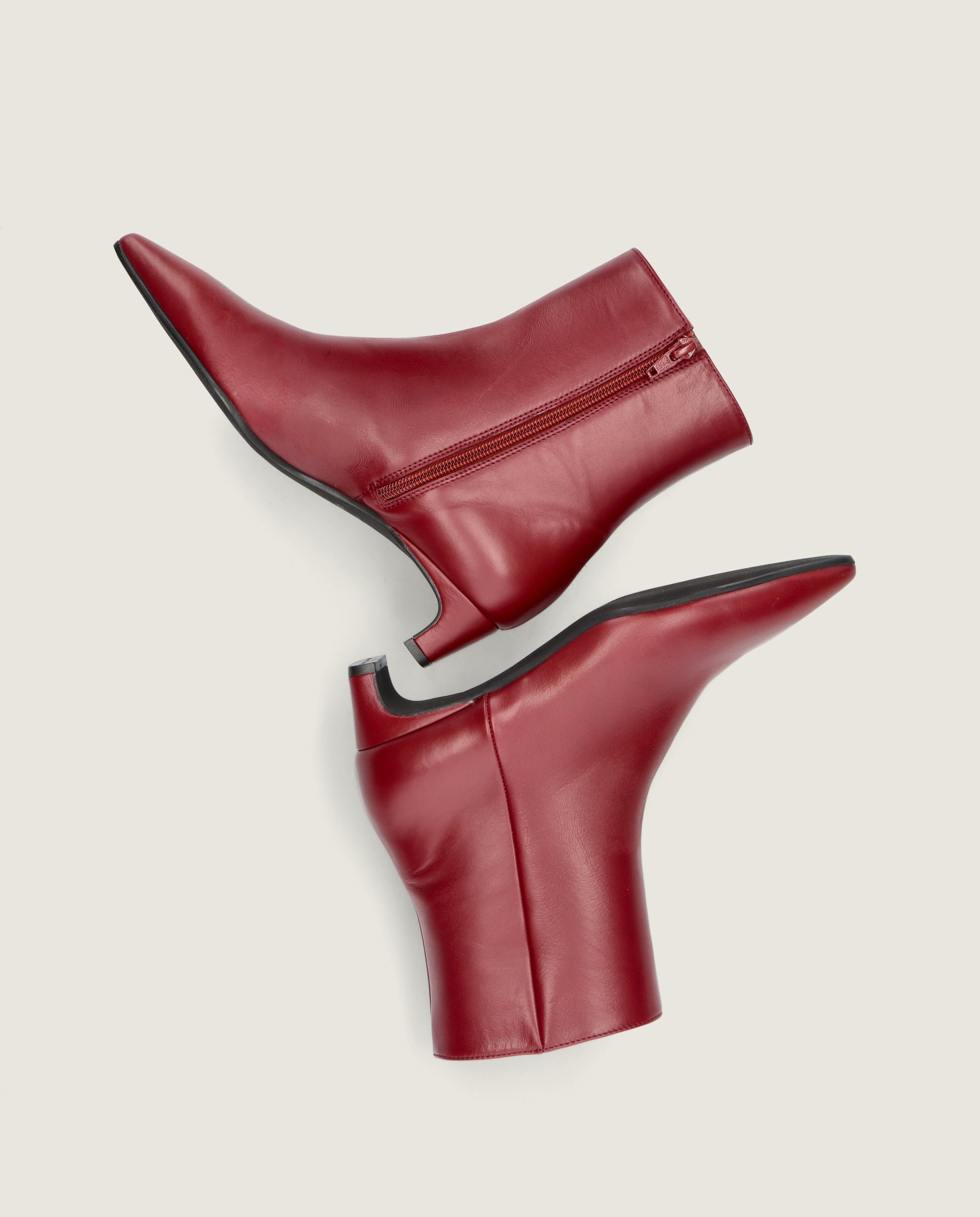 Botines Greta Rojos Piel