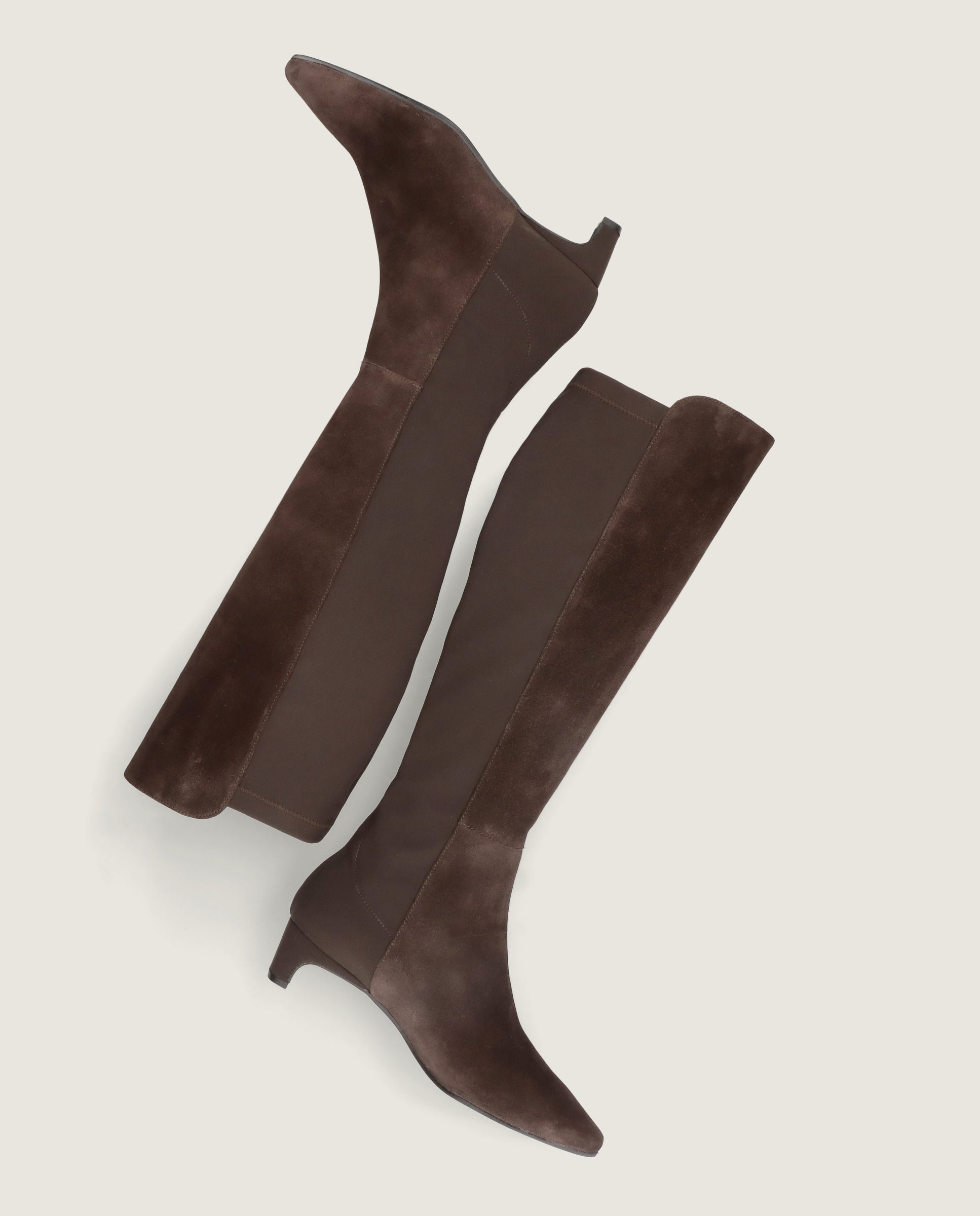 Greta Brown Suede Boots