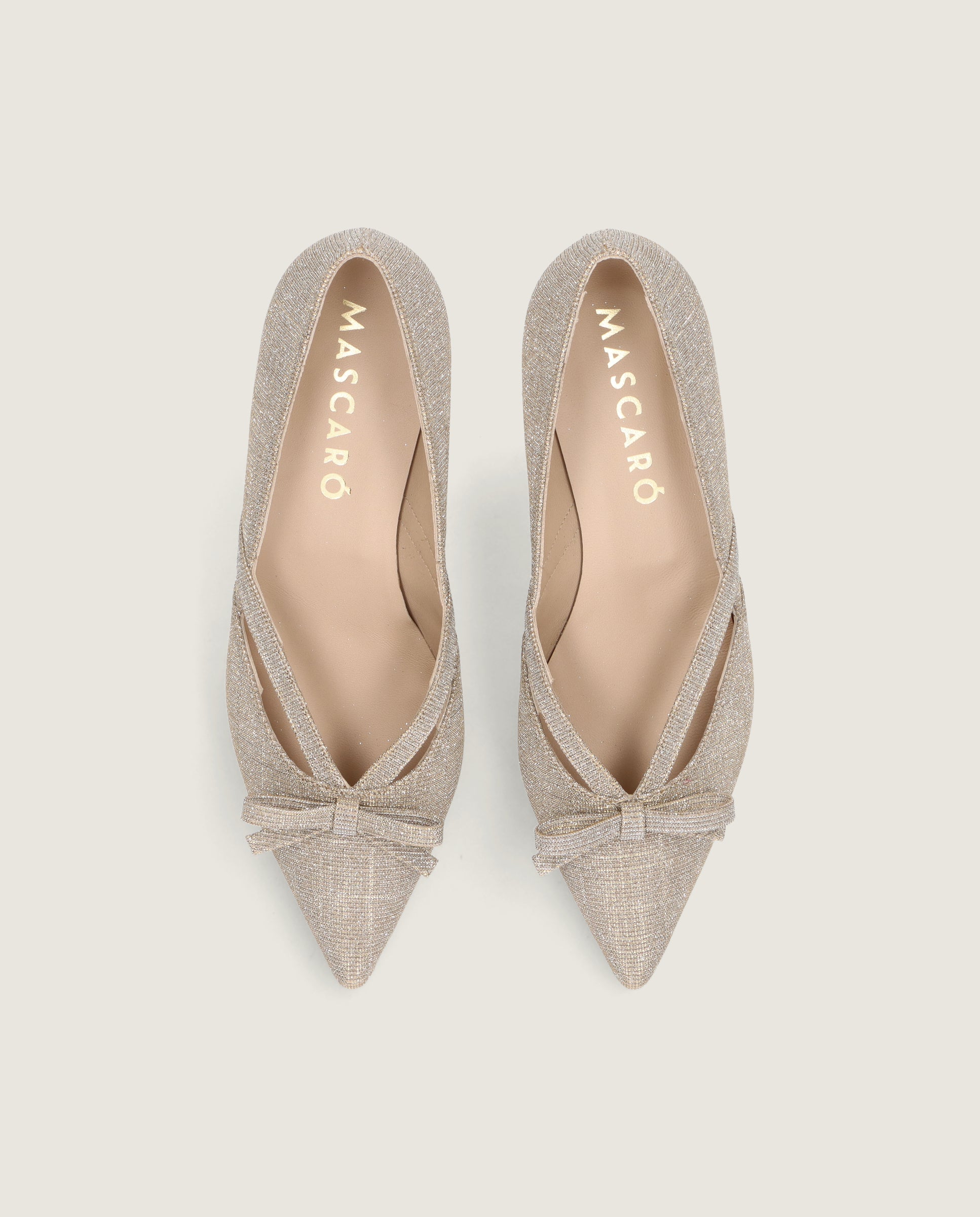 Salon Harriet Plateados Tejidos metalizados