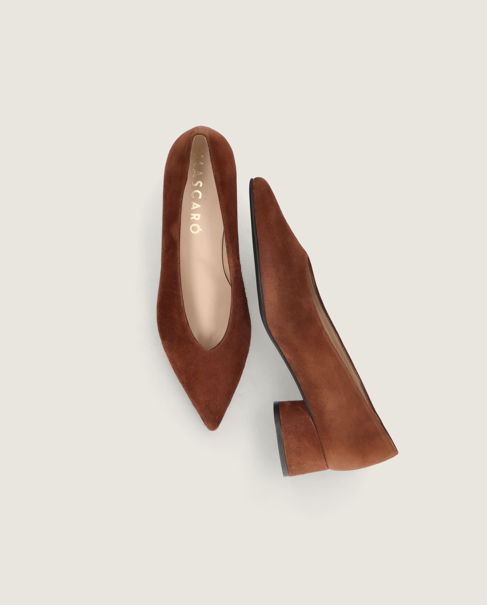 Holly Brown Suede Pumps