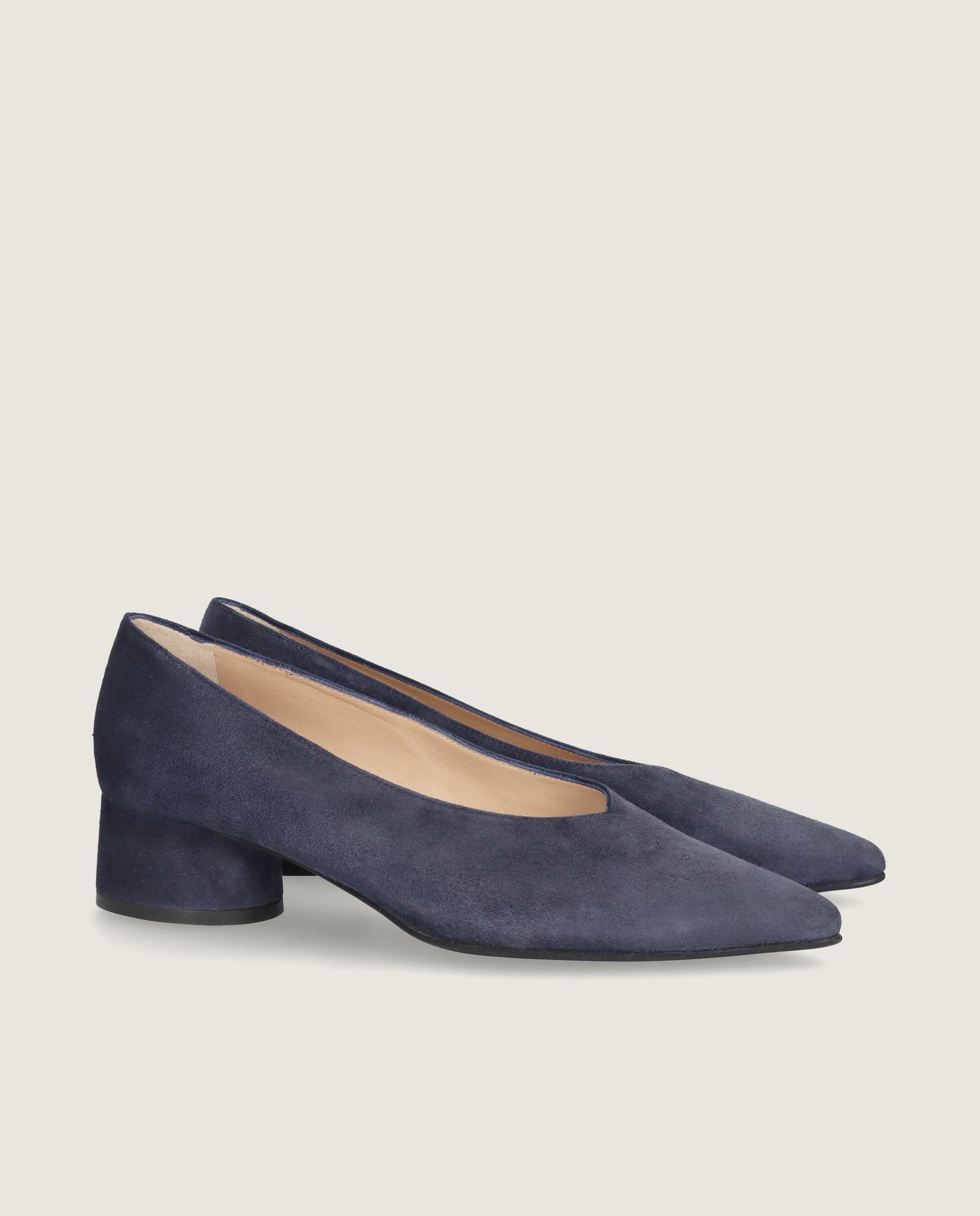 Image of Holly Blue Suede Pumps by Mascaro