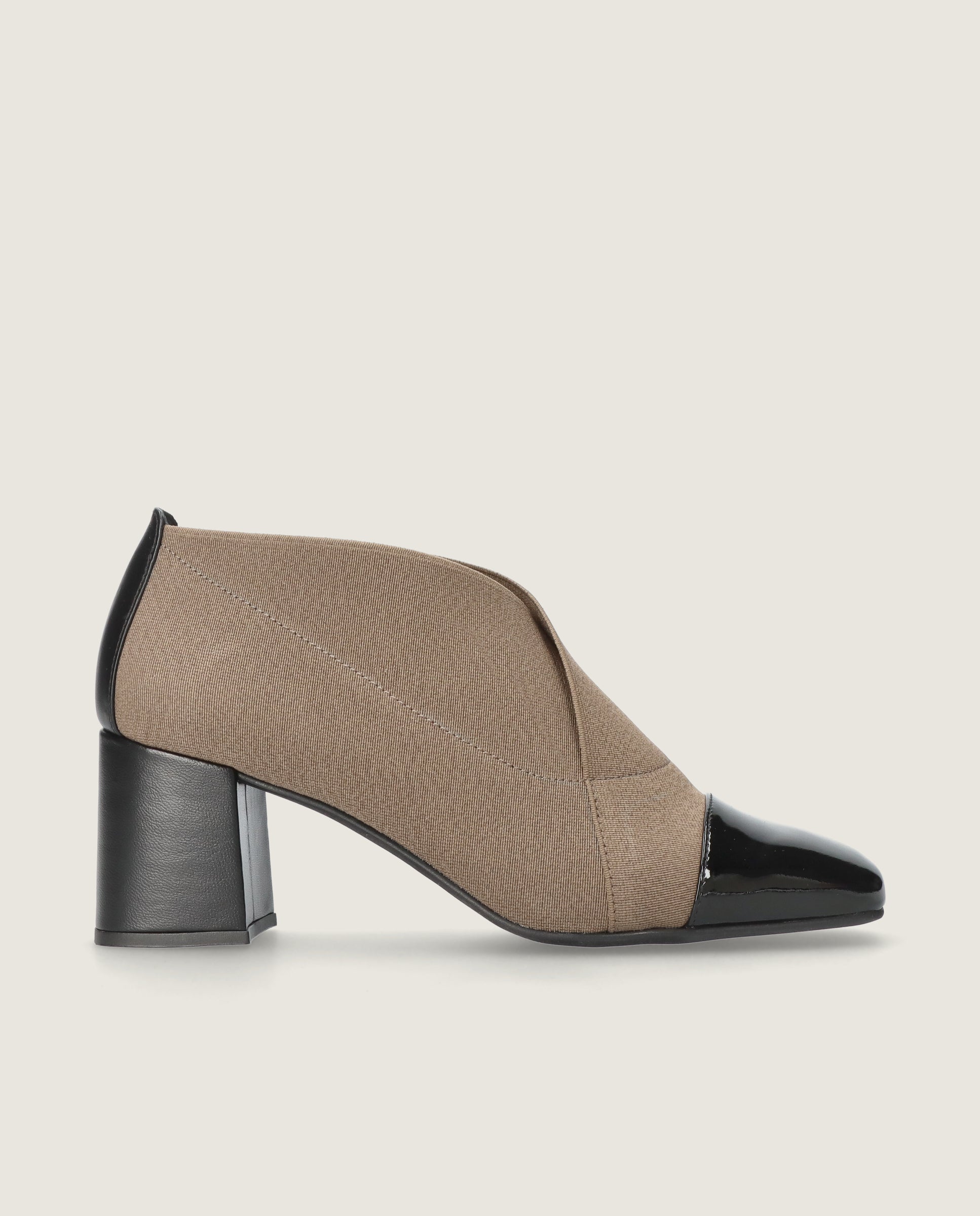 Anuk Brown Woven Ankle Boots