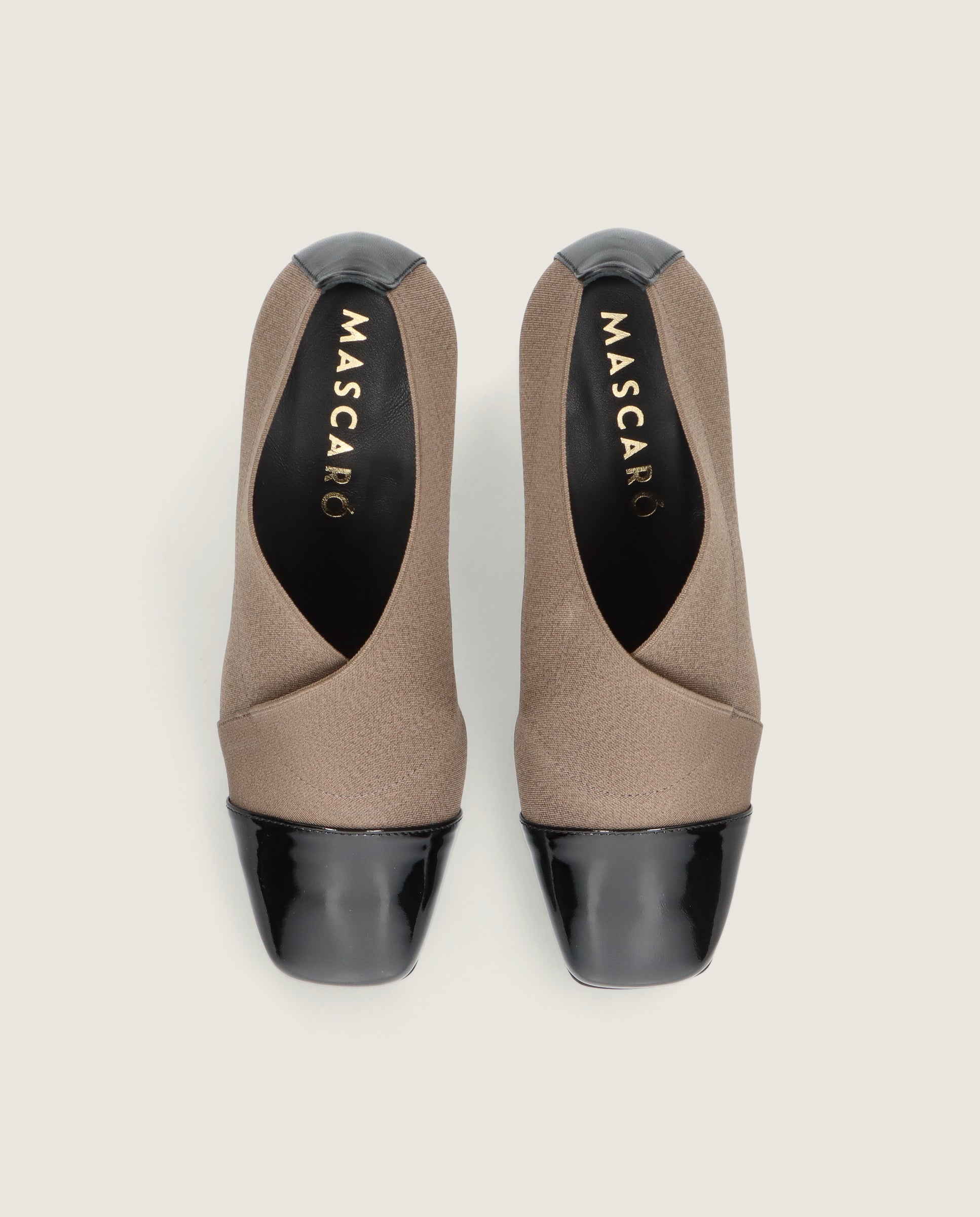 Zapatos Abotinados Anuk Marrones Tejidos