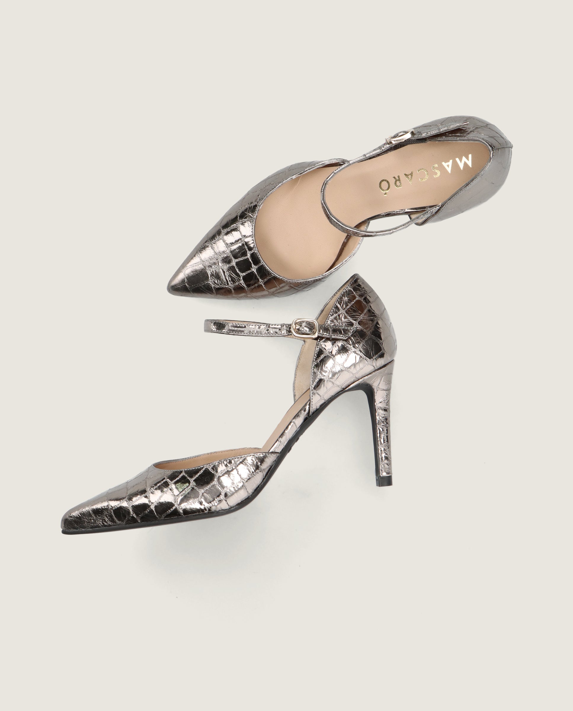 Renata Salon Silver Metallic Leathers