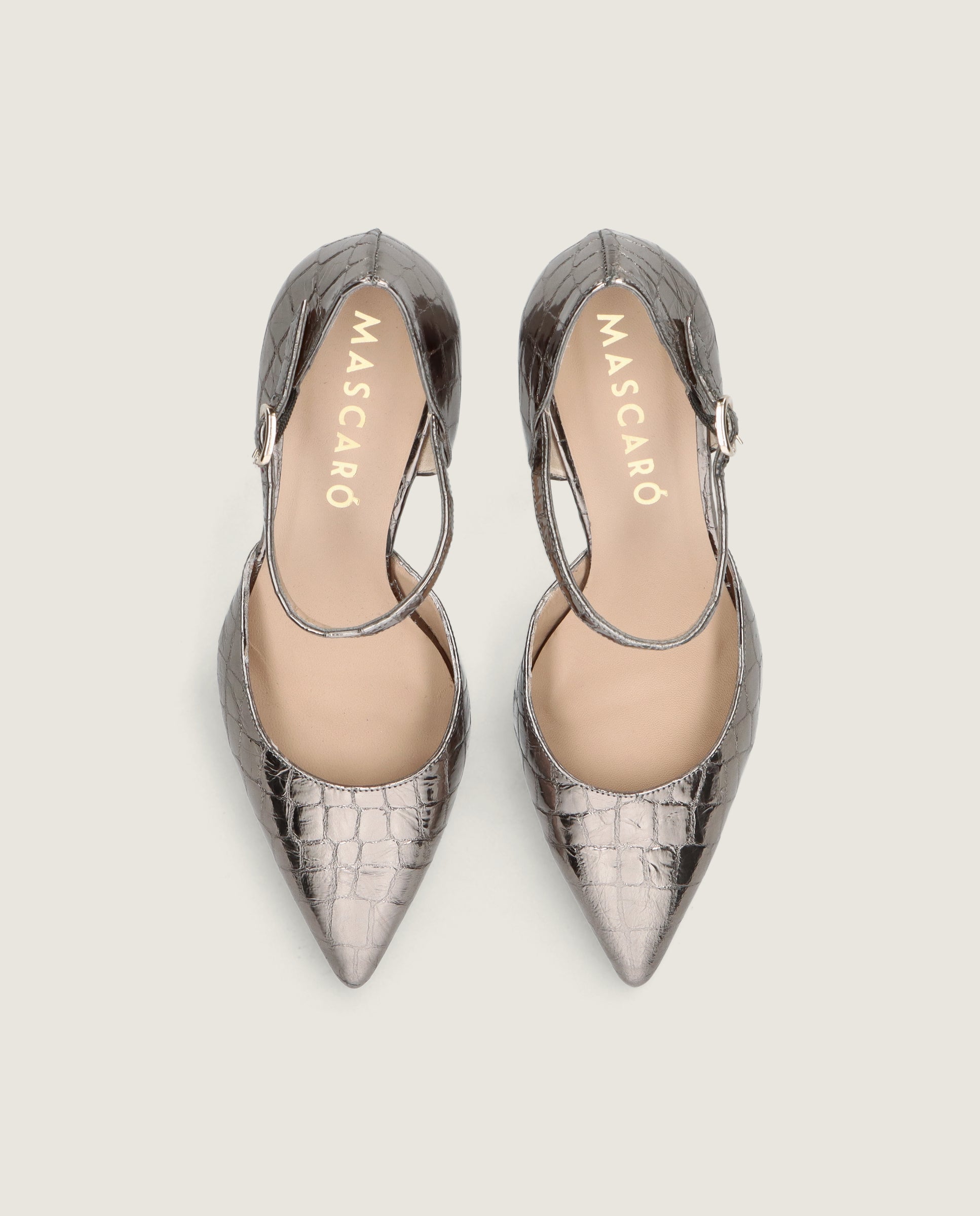 Renata Salon Silver Metallic Leathers