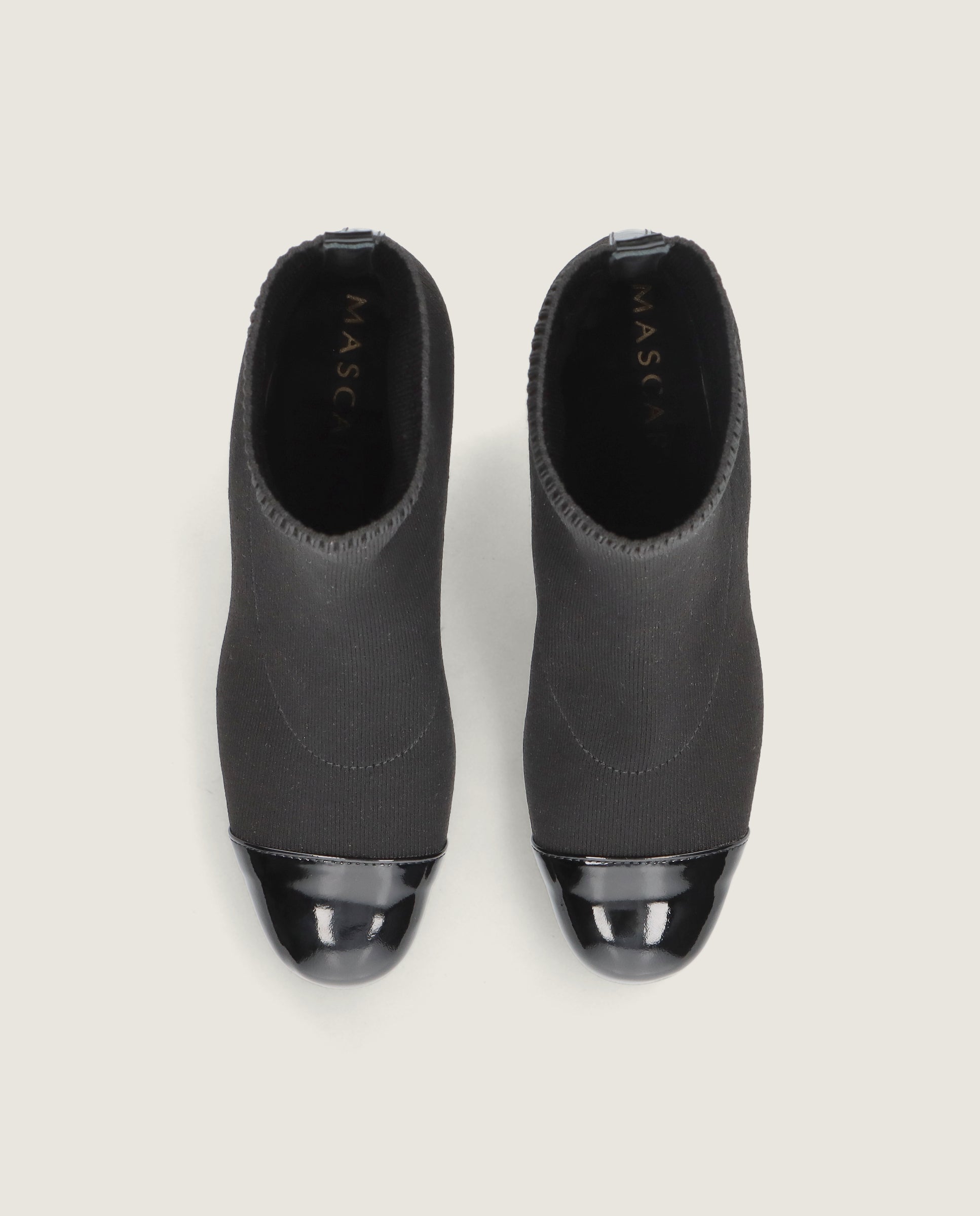 Botines Bologna Negros Tejidos