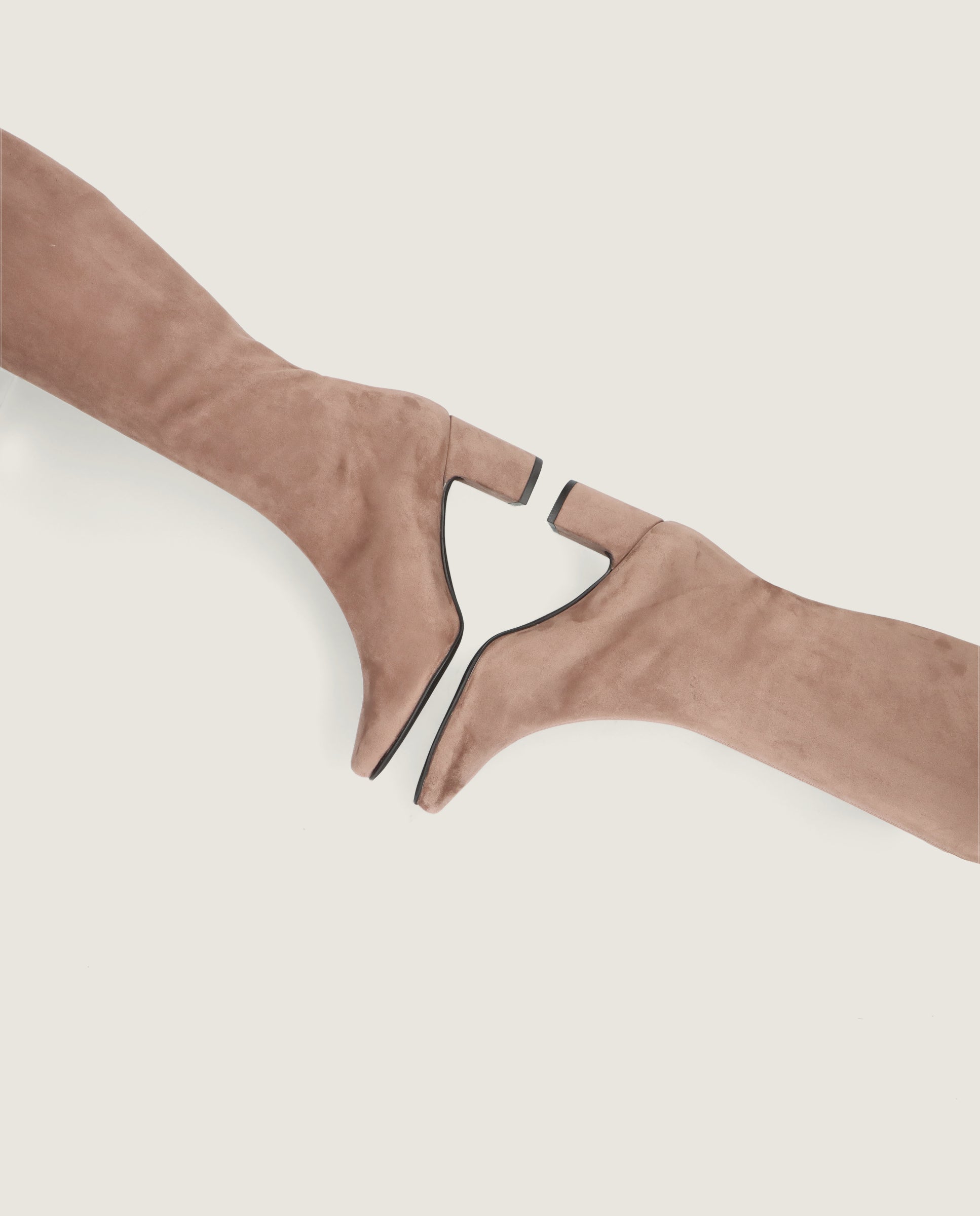 Freja Beige Woven Boots