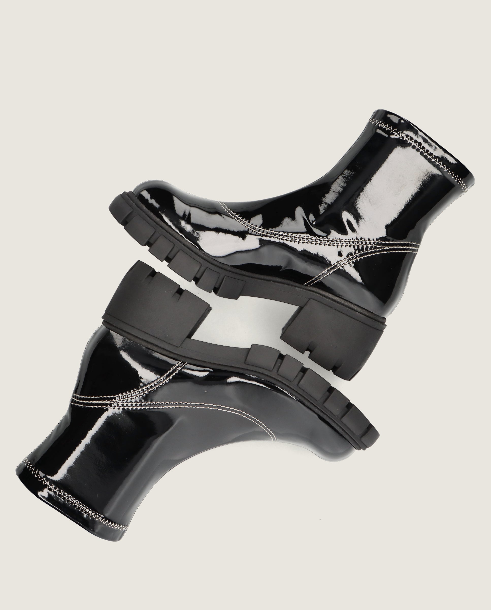 Botines June Negros Tejidos