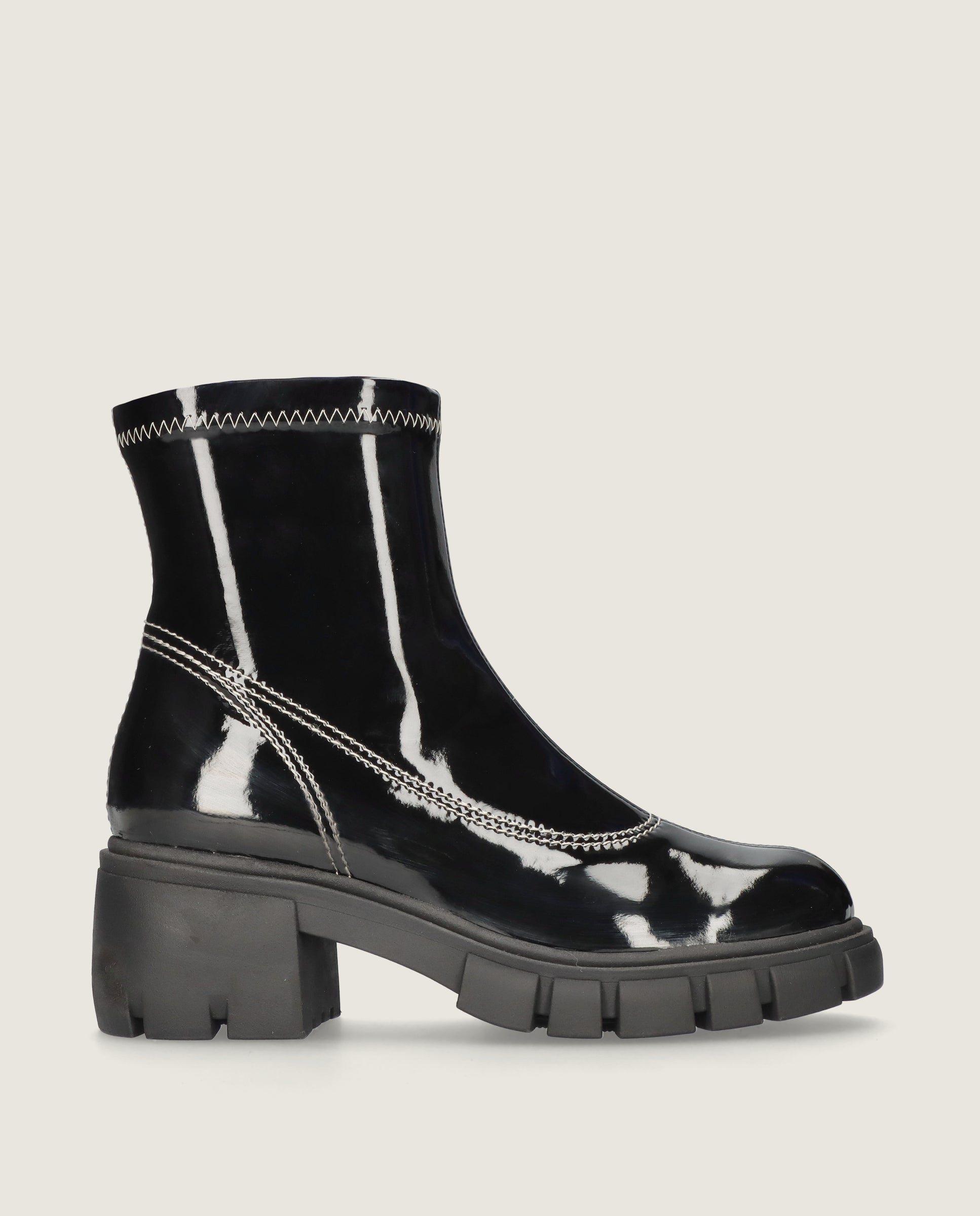 Botines June Negros Tejidos