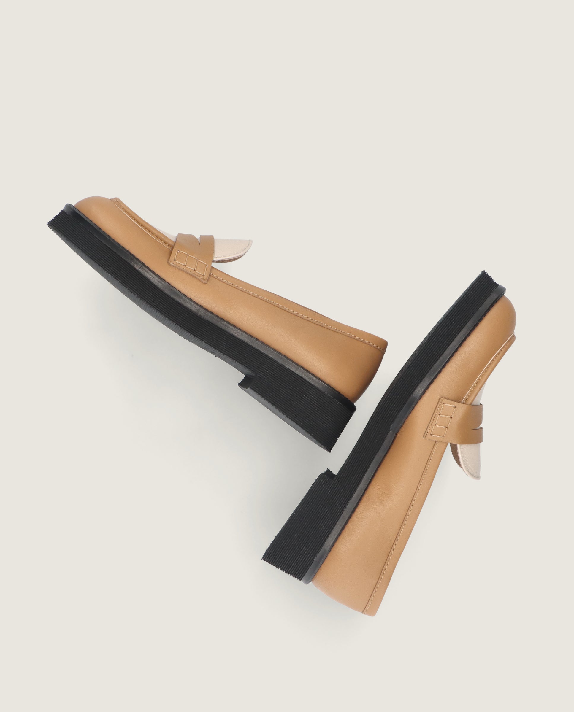 Loafers Terry Marrones Piel