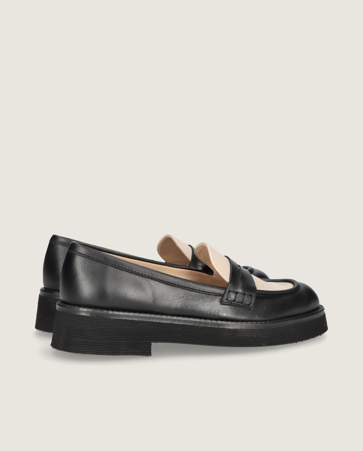 Loafers Terry Negros Piel
