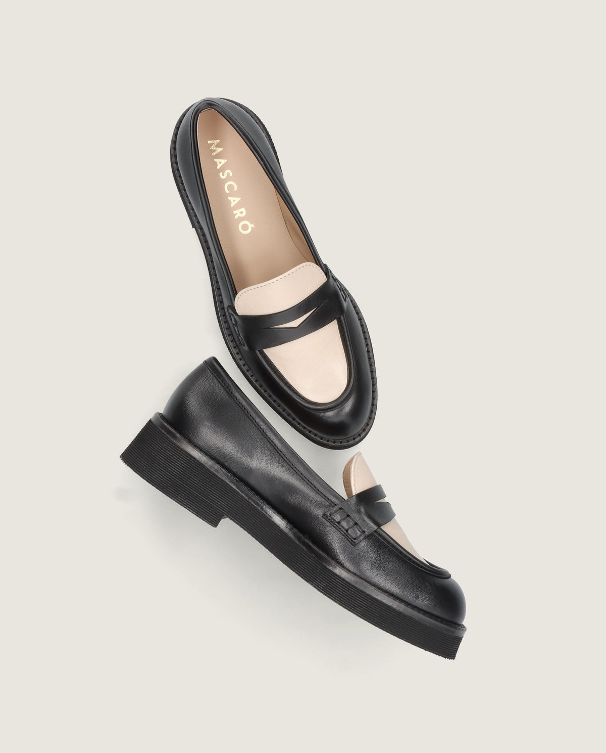 Loafers Terry Negros Piel