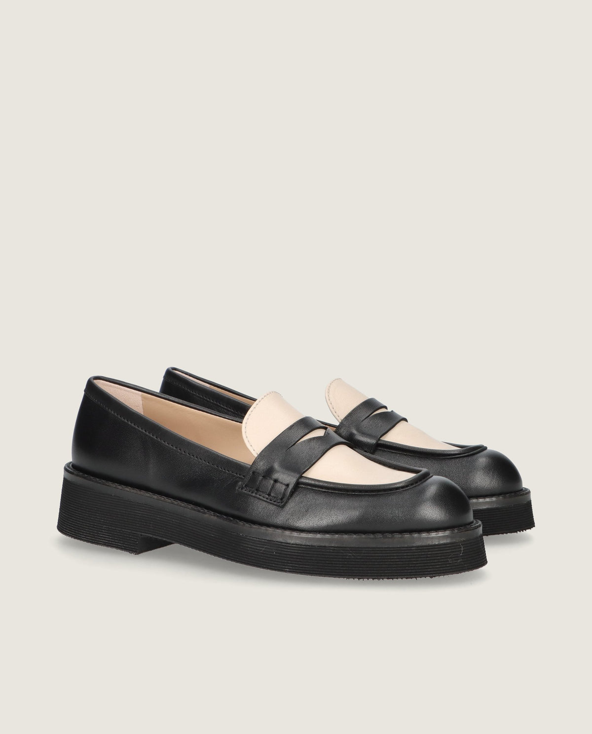 Loafers Terry Negros Piel