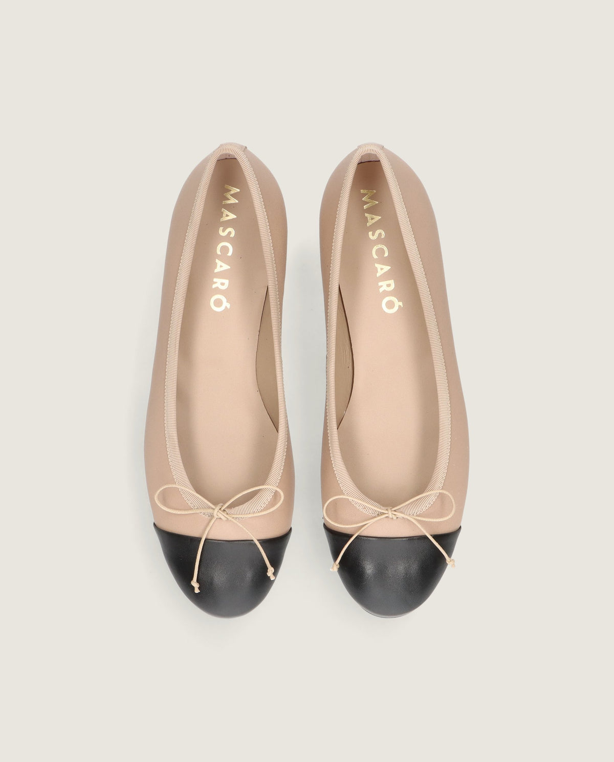 Alternative Ansicht von Audrey ballerina in nude Leder von Mascaro