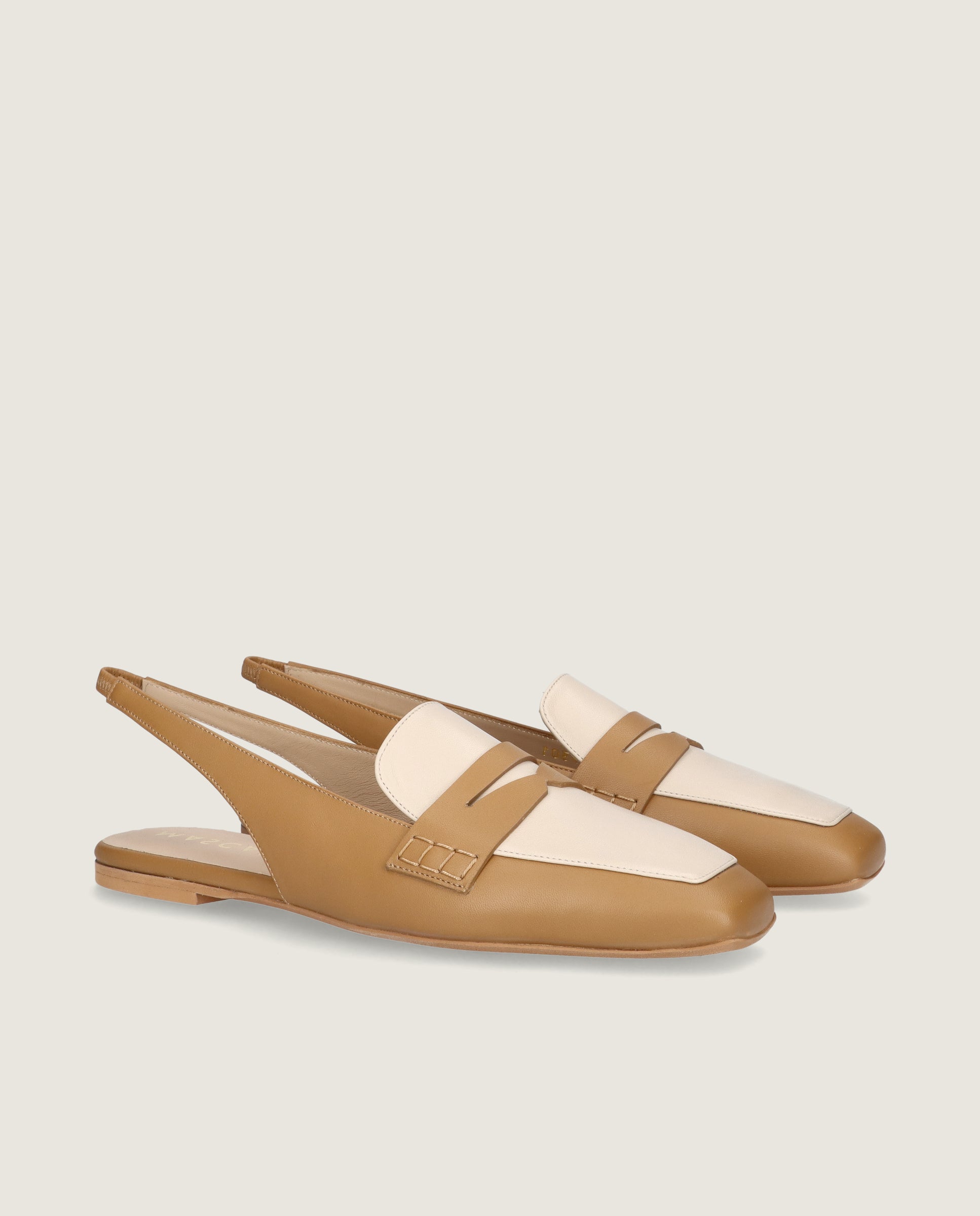 Imagen de Loafers Camille Marrones Piel por Mascaro