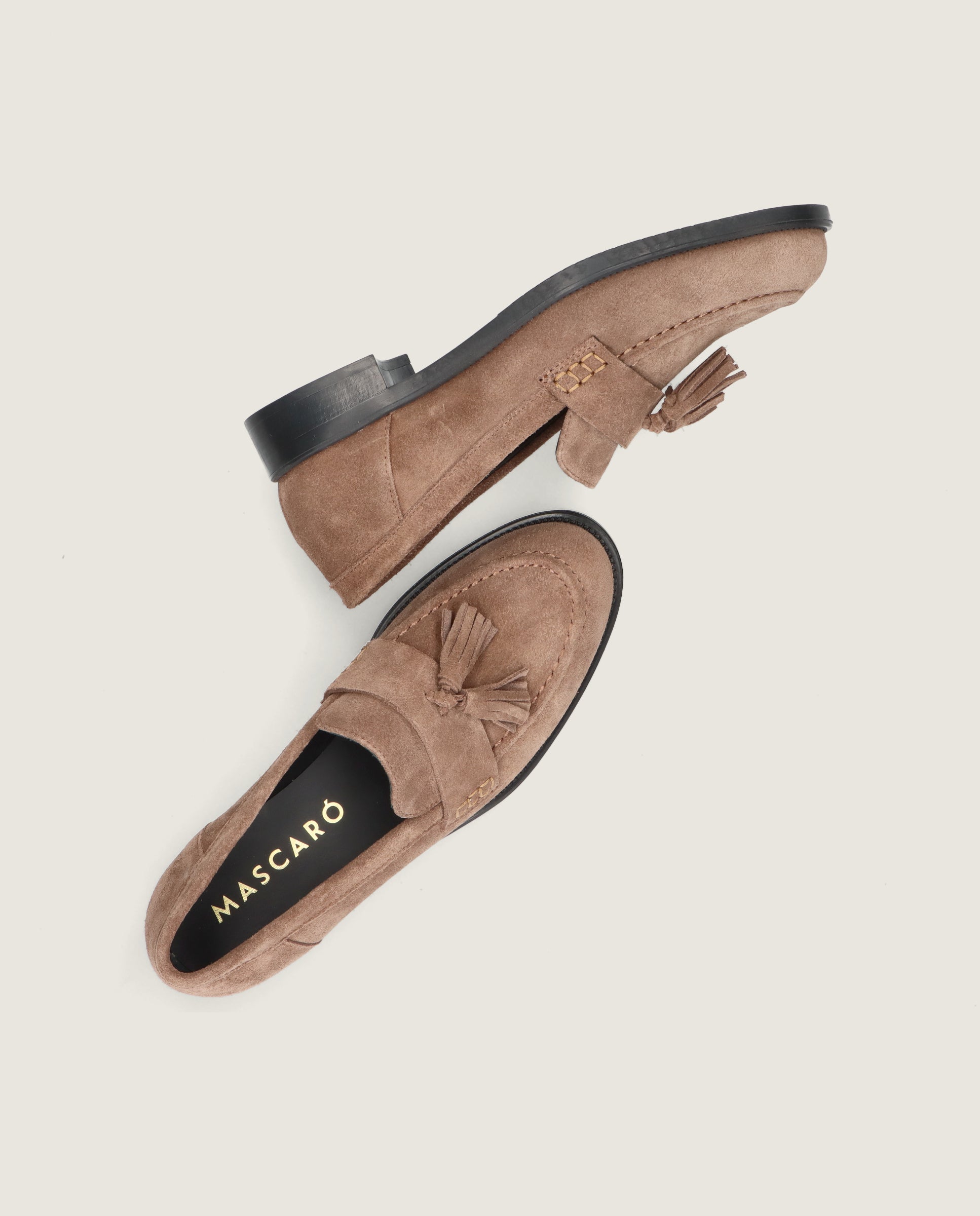 Mocassins Giada em Camurça Bege