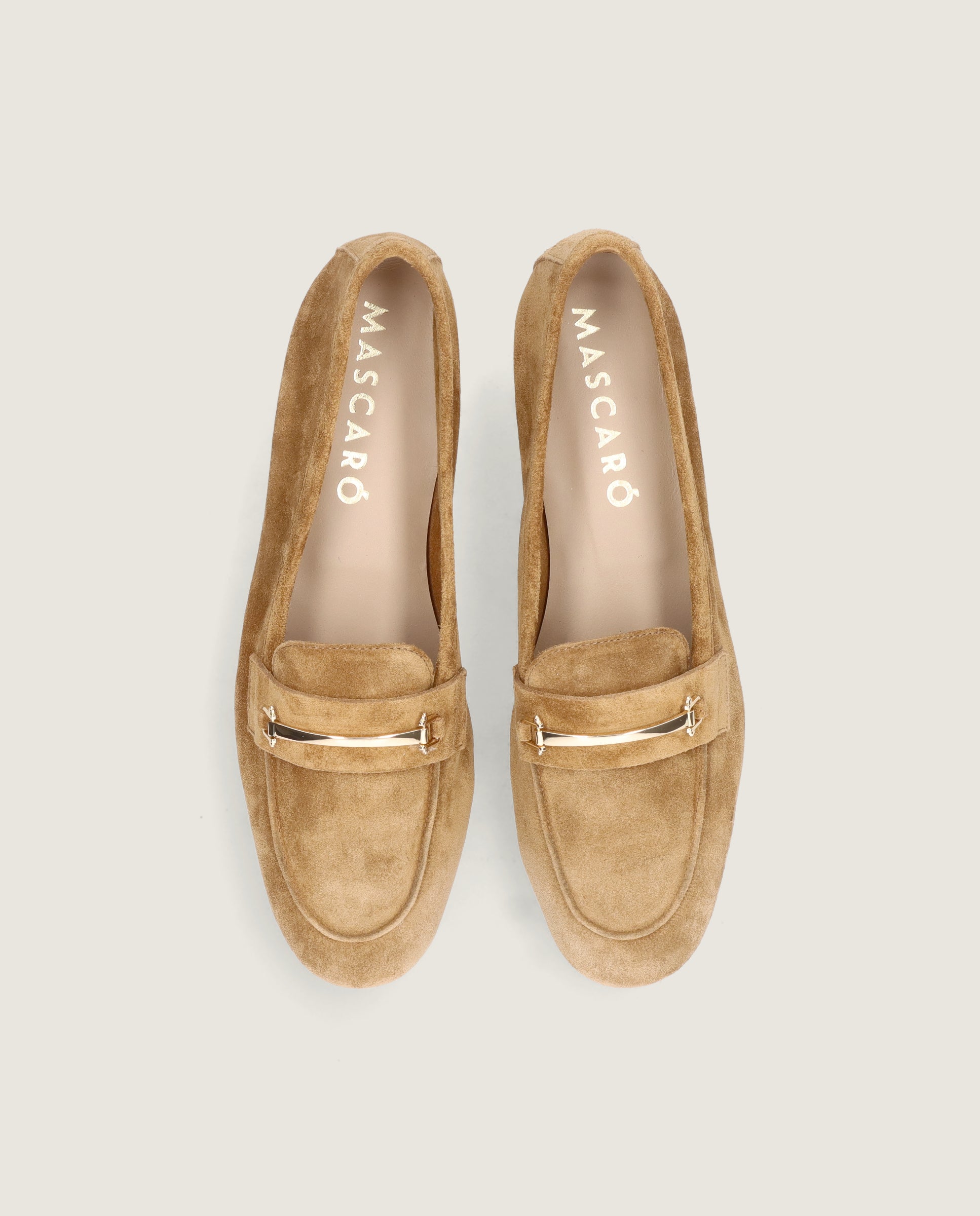 Vista alternativa de Loafers Faye Marrones Ante por Mascaro