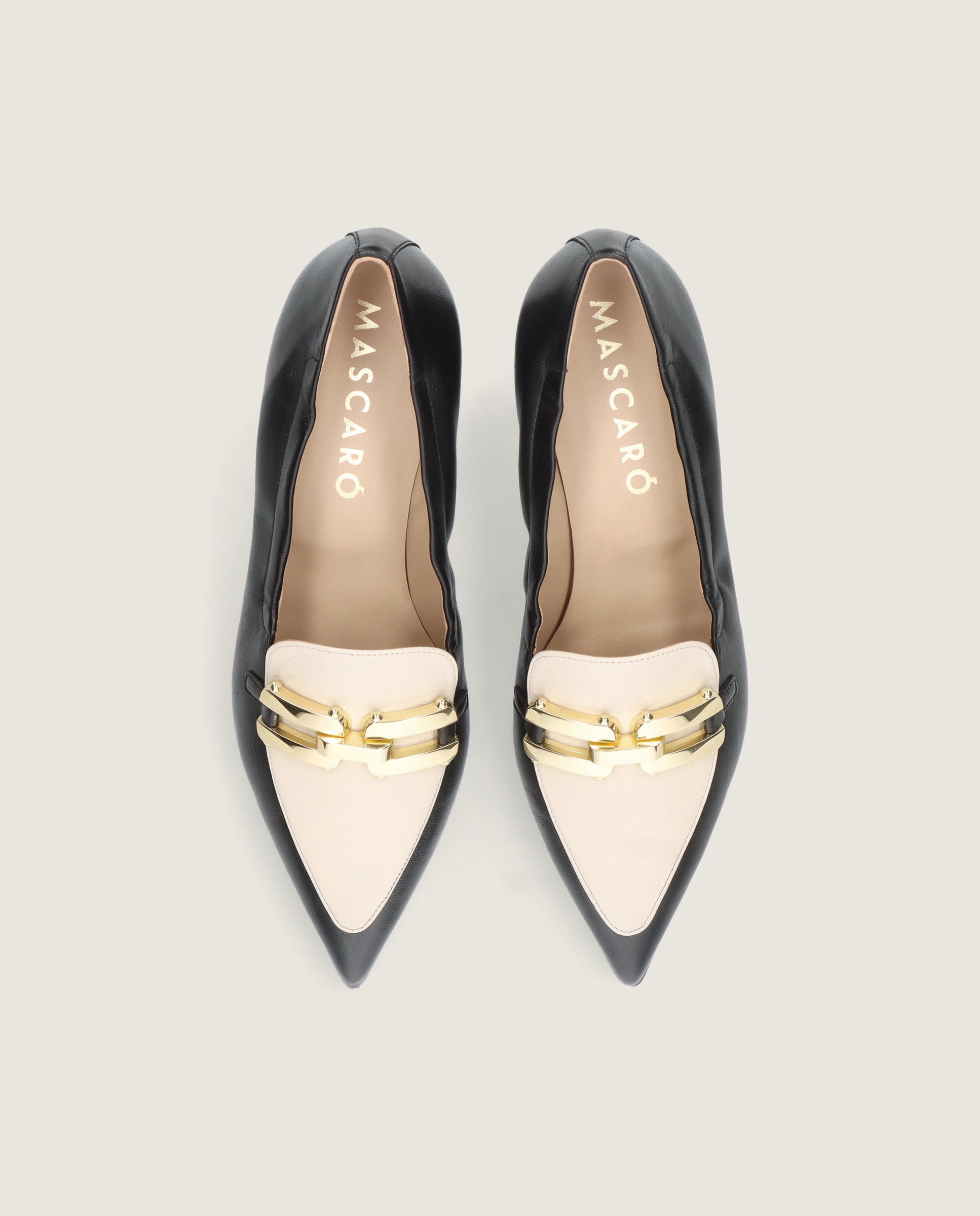 Vue alternative de Mocassins en cuir noir Holly par Mascaro