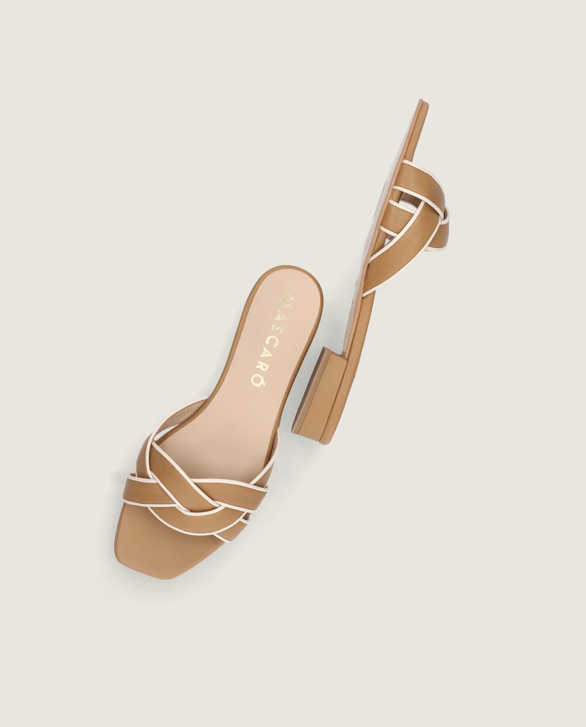 Sandalias Eva Marrones Piel