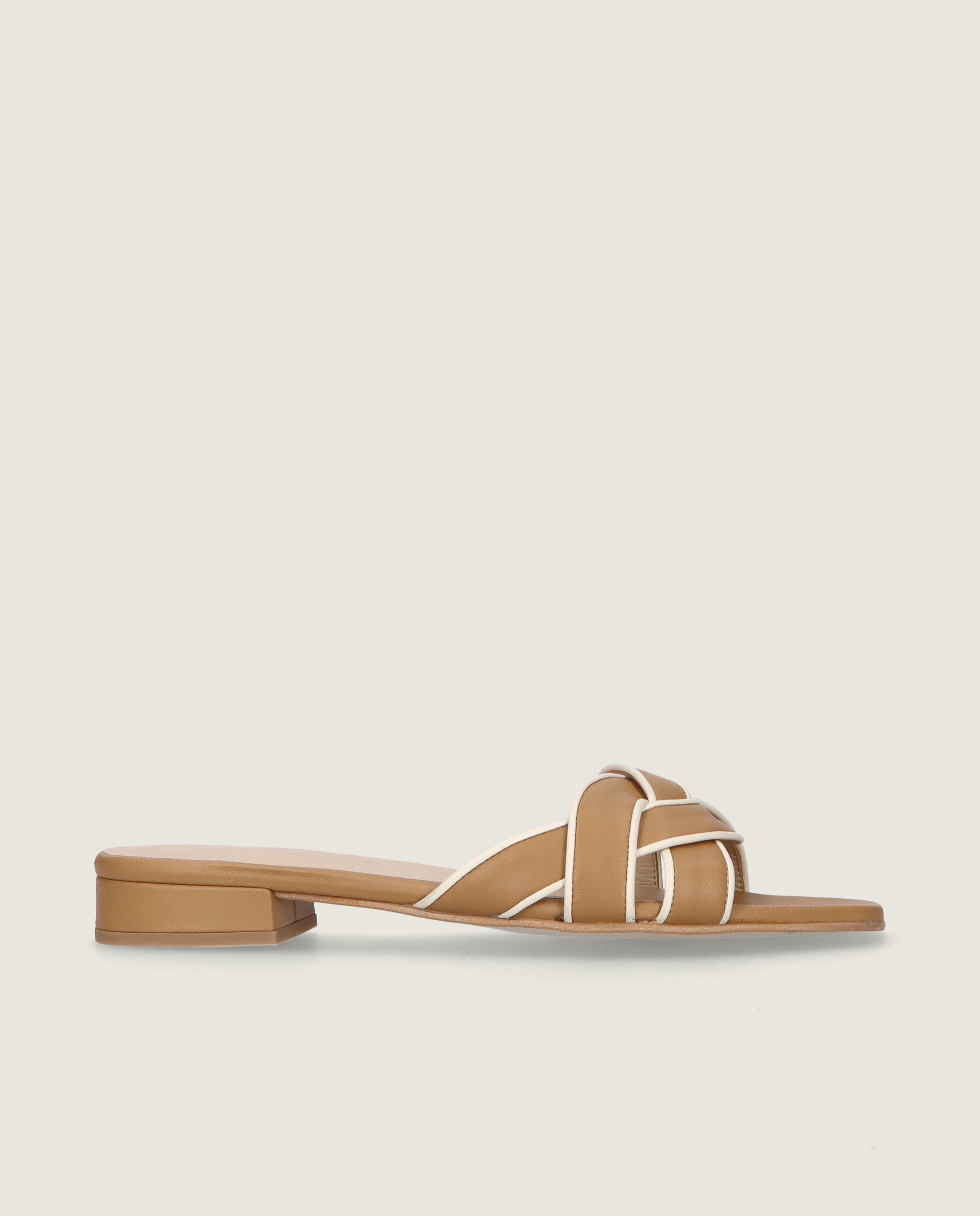 Sandalias Eva Marrones Piel