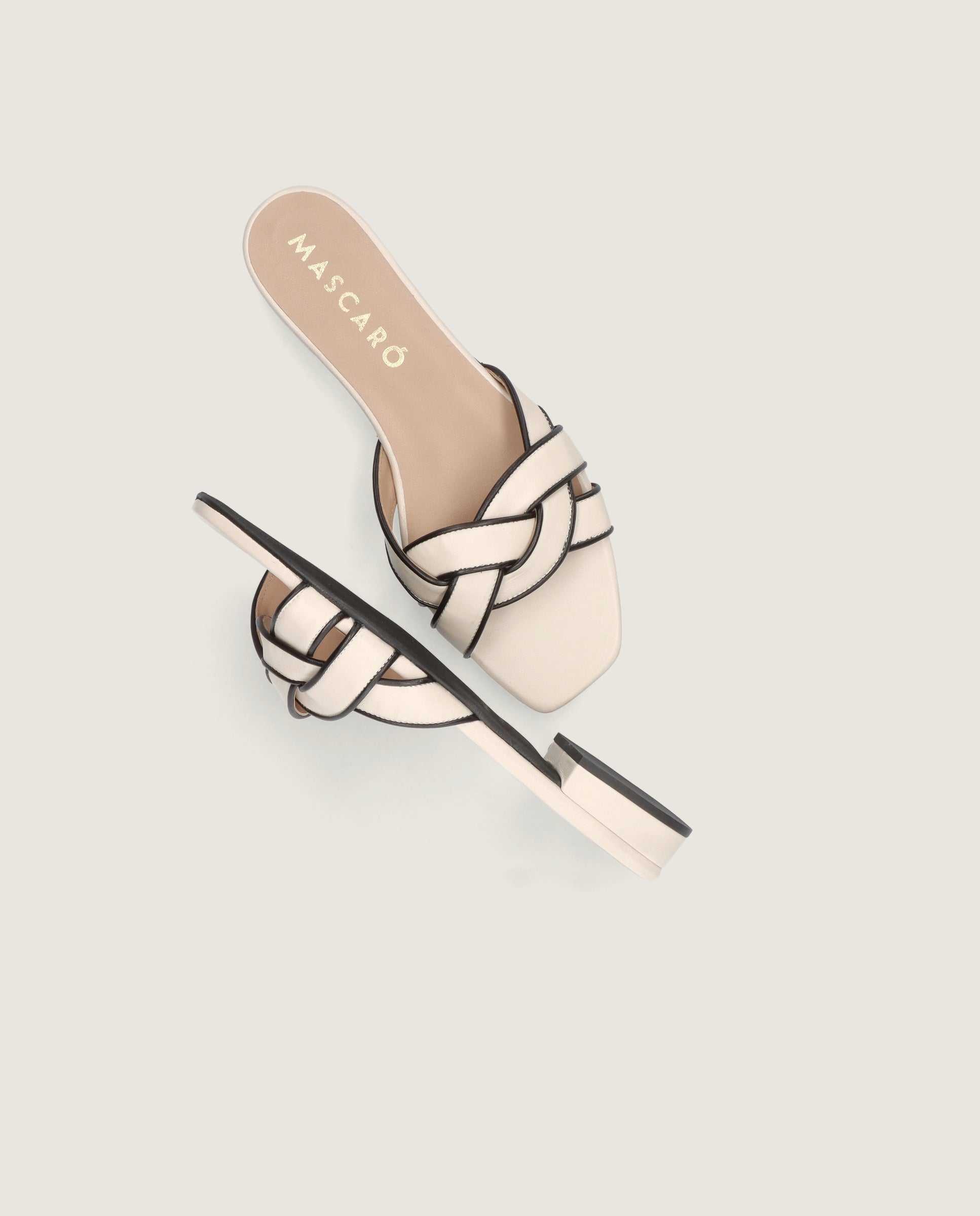 Sandalias Eva Blancos Piel