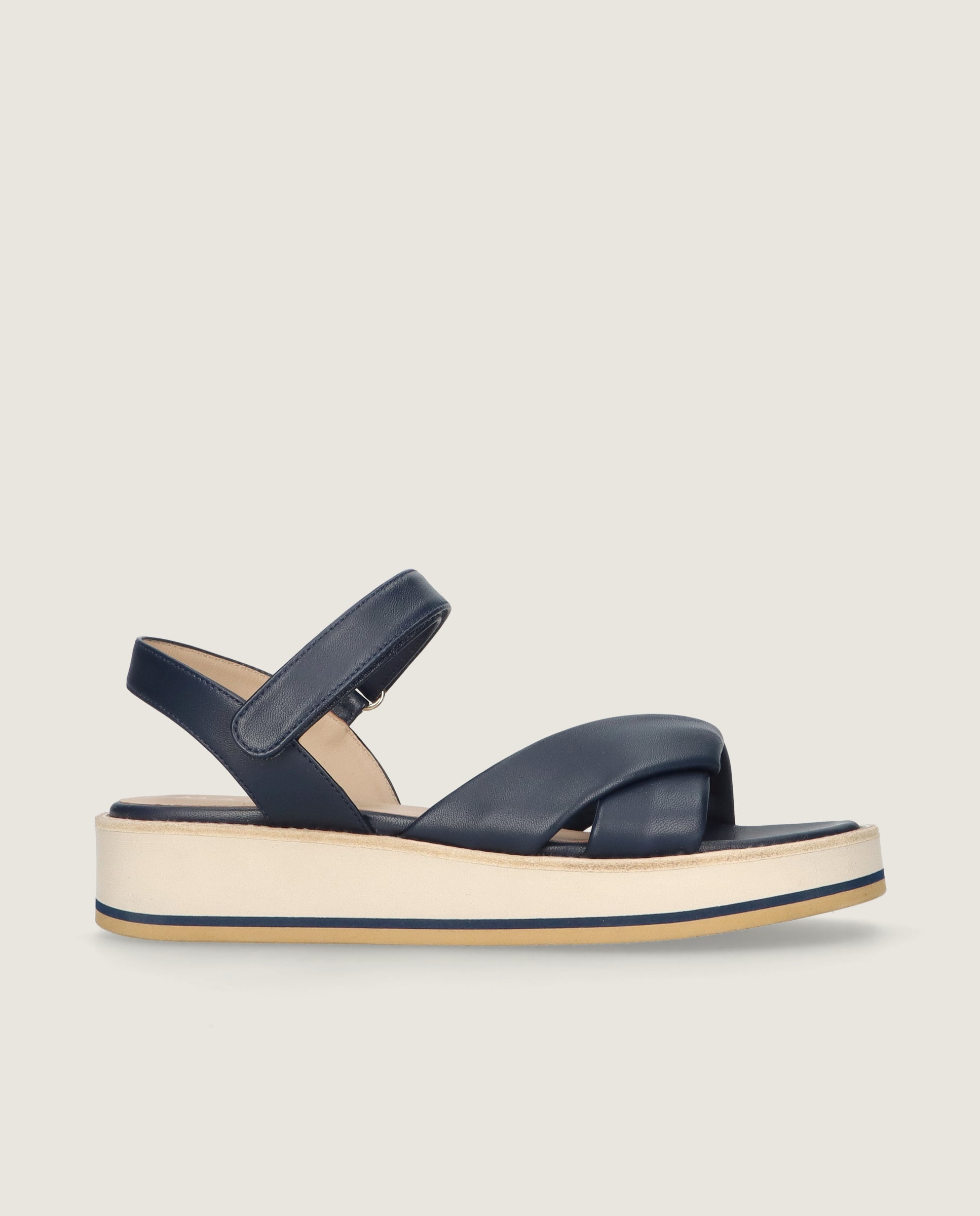 Sandalias Lygia Azules Piel
