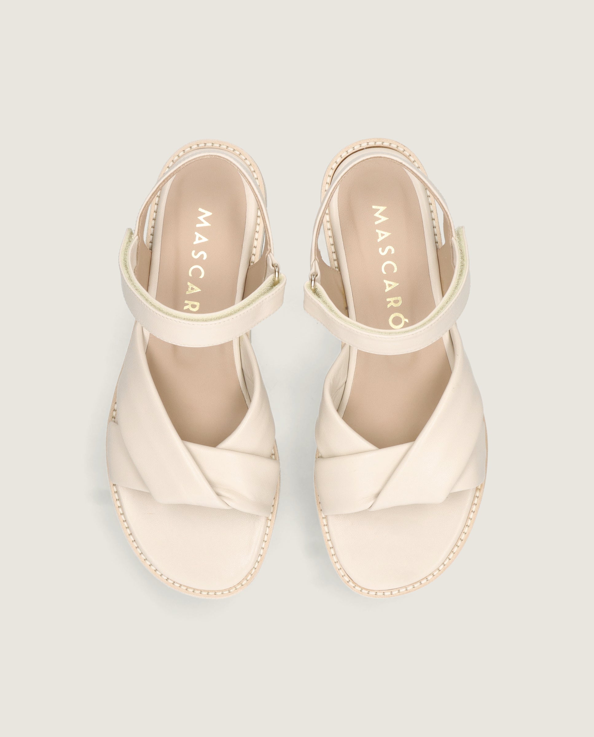 Vista alternativa de Sandalias Lygia Blancos Piel por Mascaro