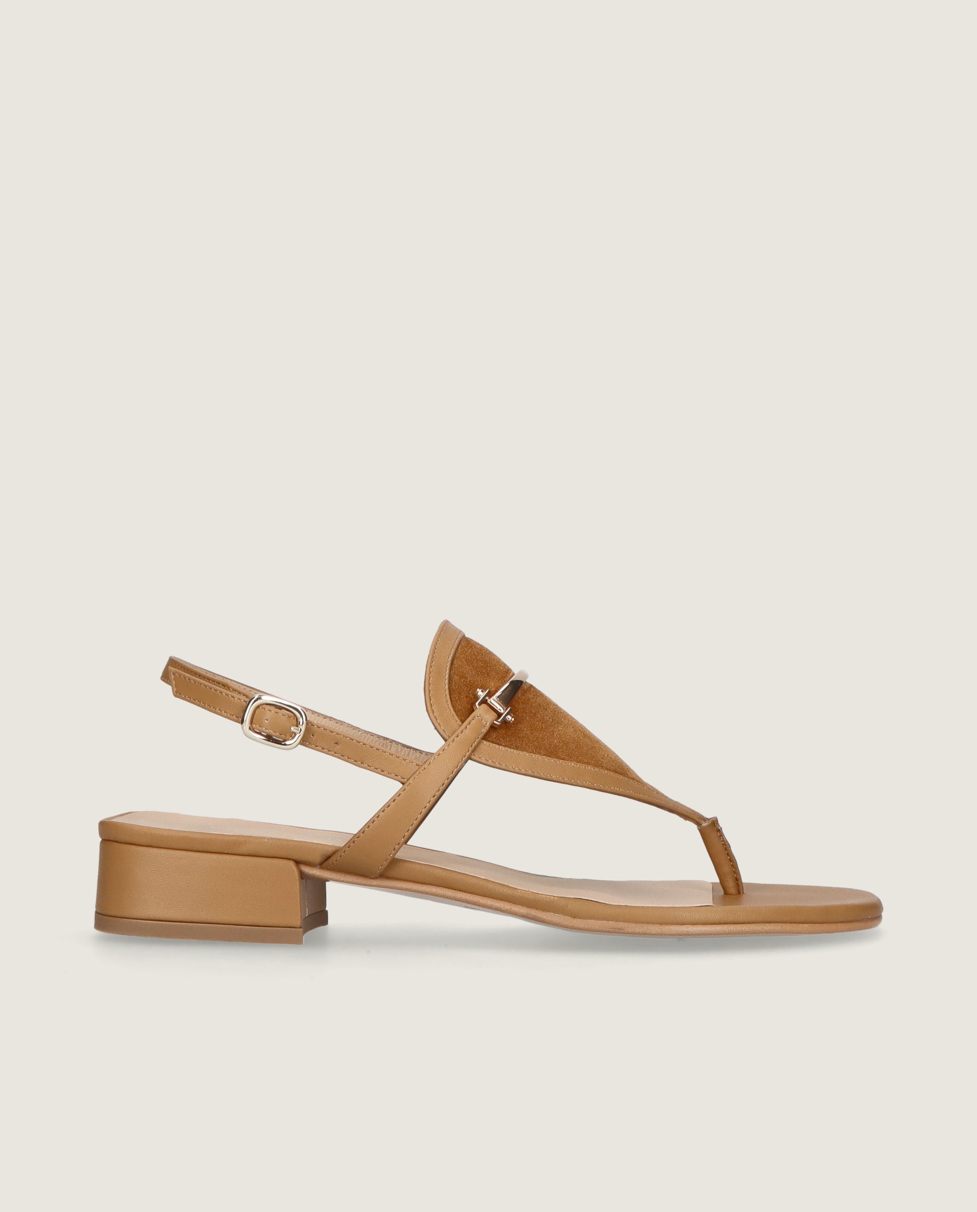 Sandalias Amelie Marrones Piel