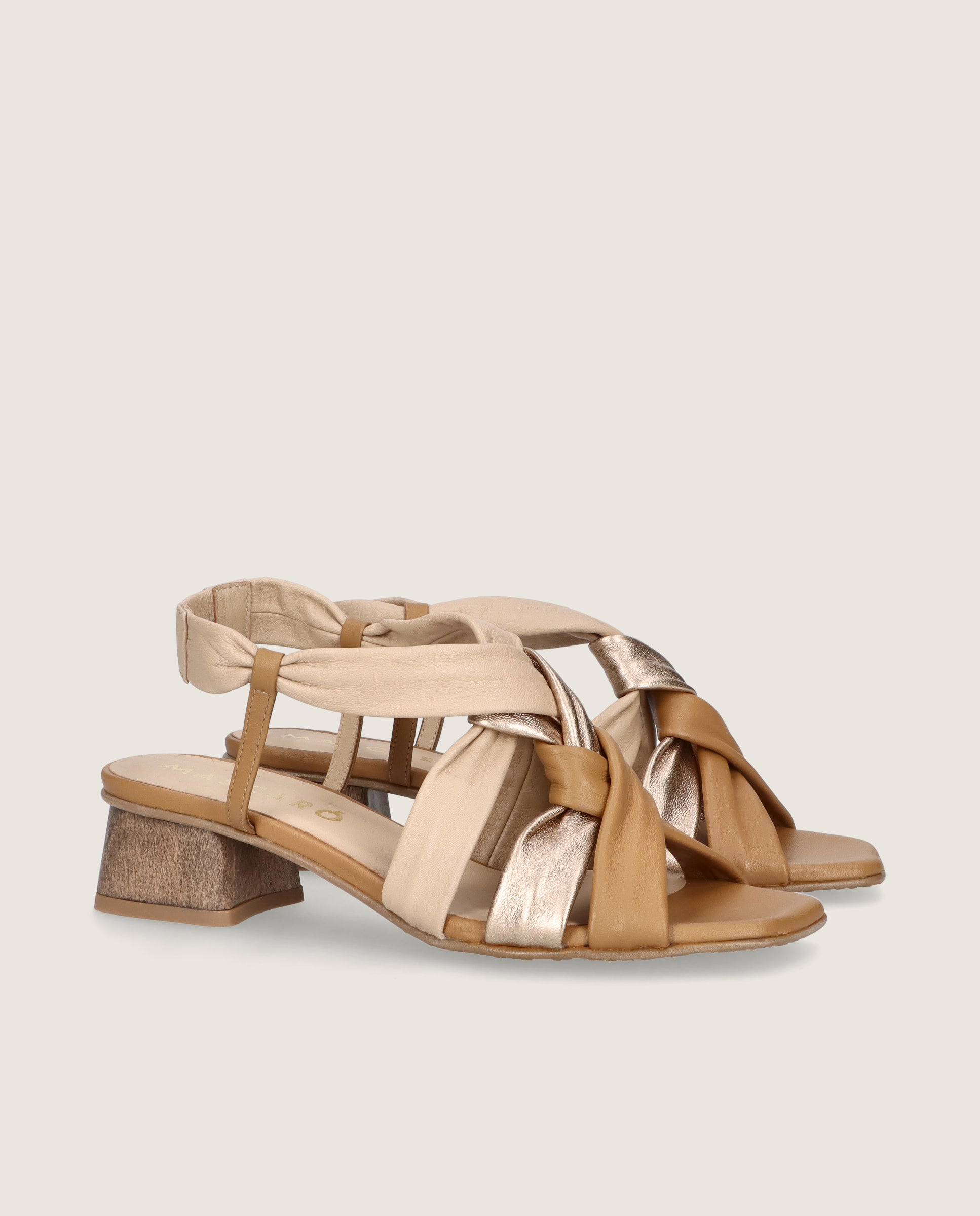 Imagen de Sandalias Cannes Marrones Piel por Mascaro