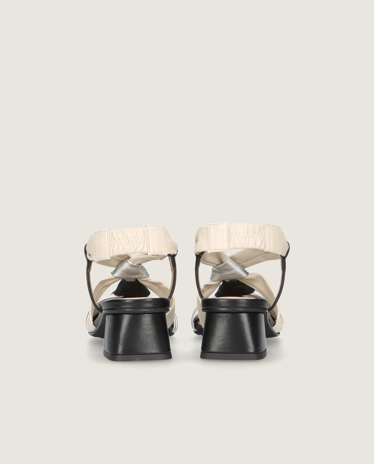 Cannes Black Leather Sandals