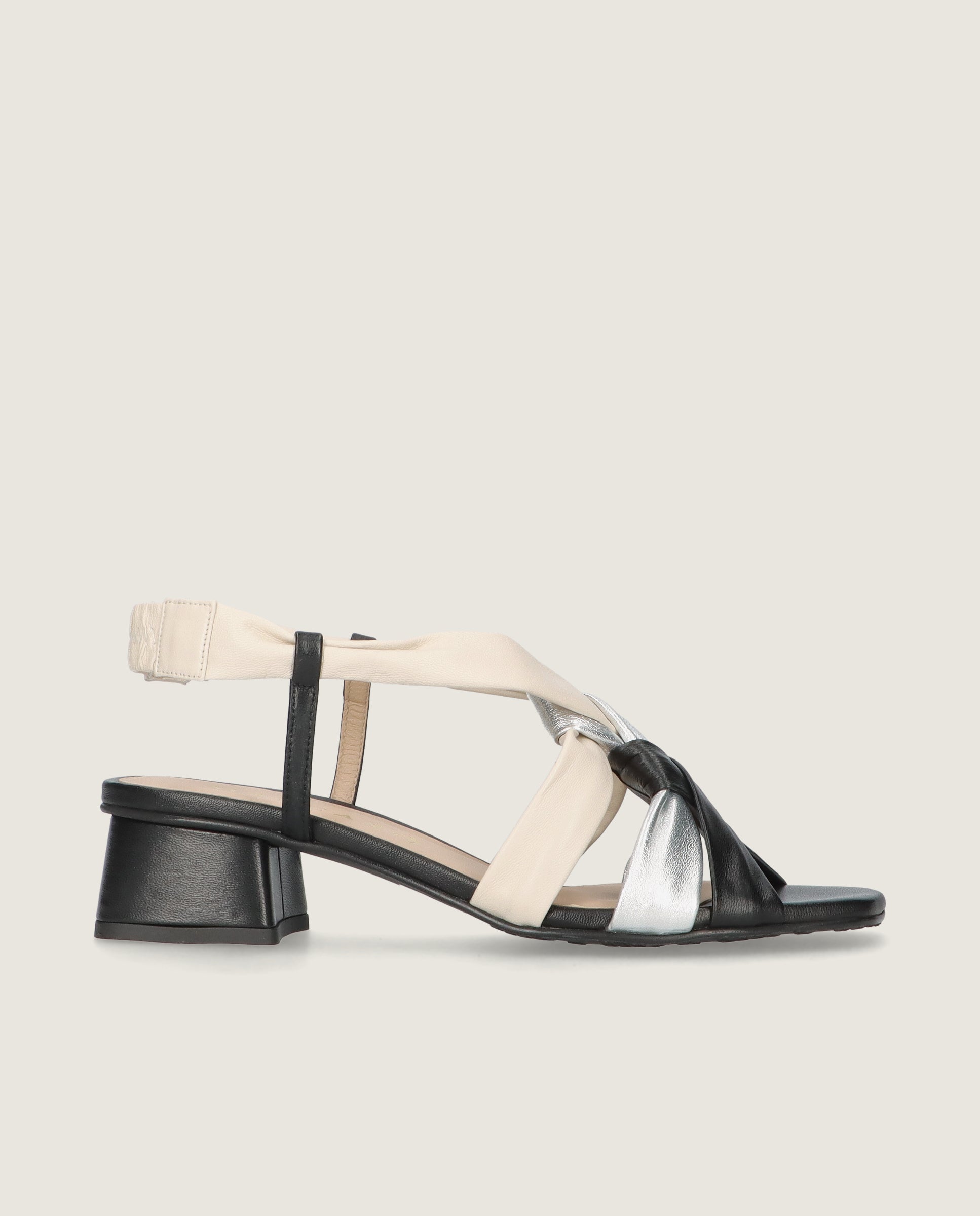 Sandalias Cannes Negros Piel