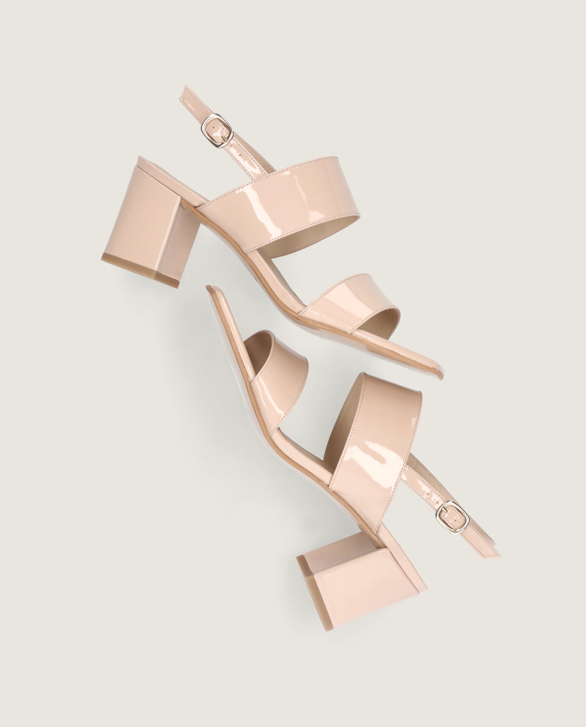 Annie Sandalen Beige Lack