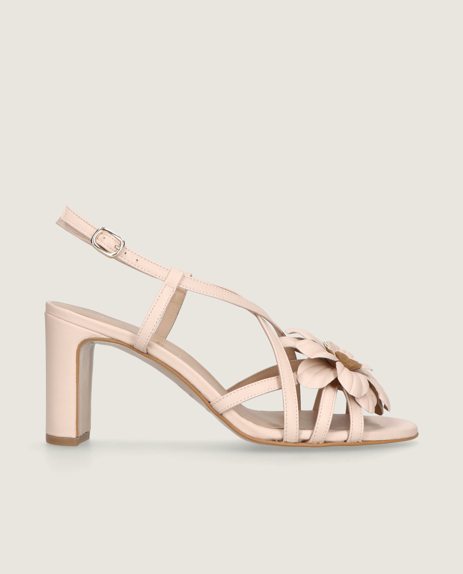 Sandalias Maria Rosas Piel