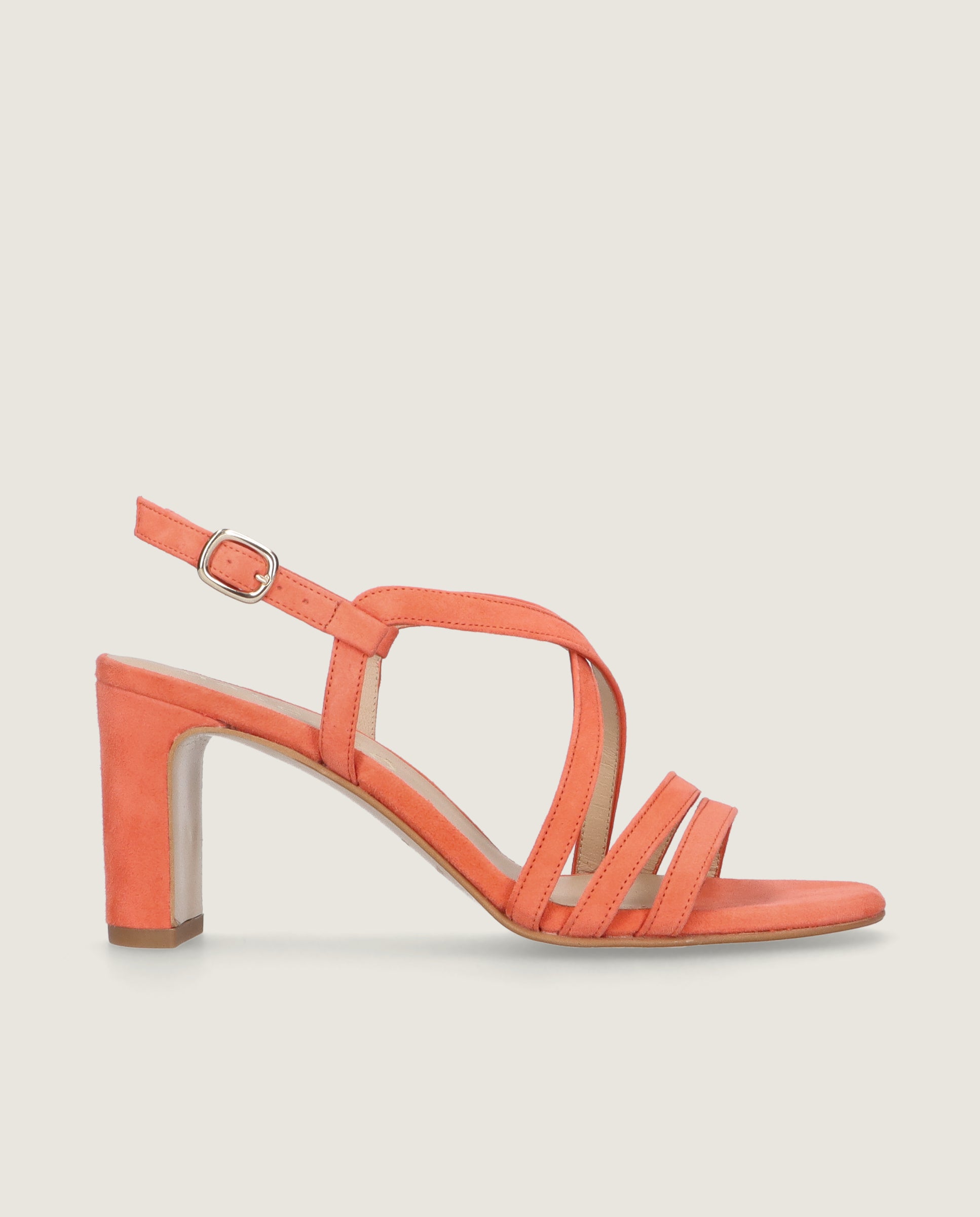 Sandalias Maria Naranjas Ante