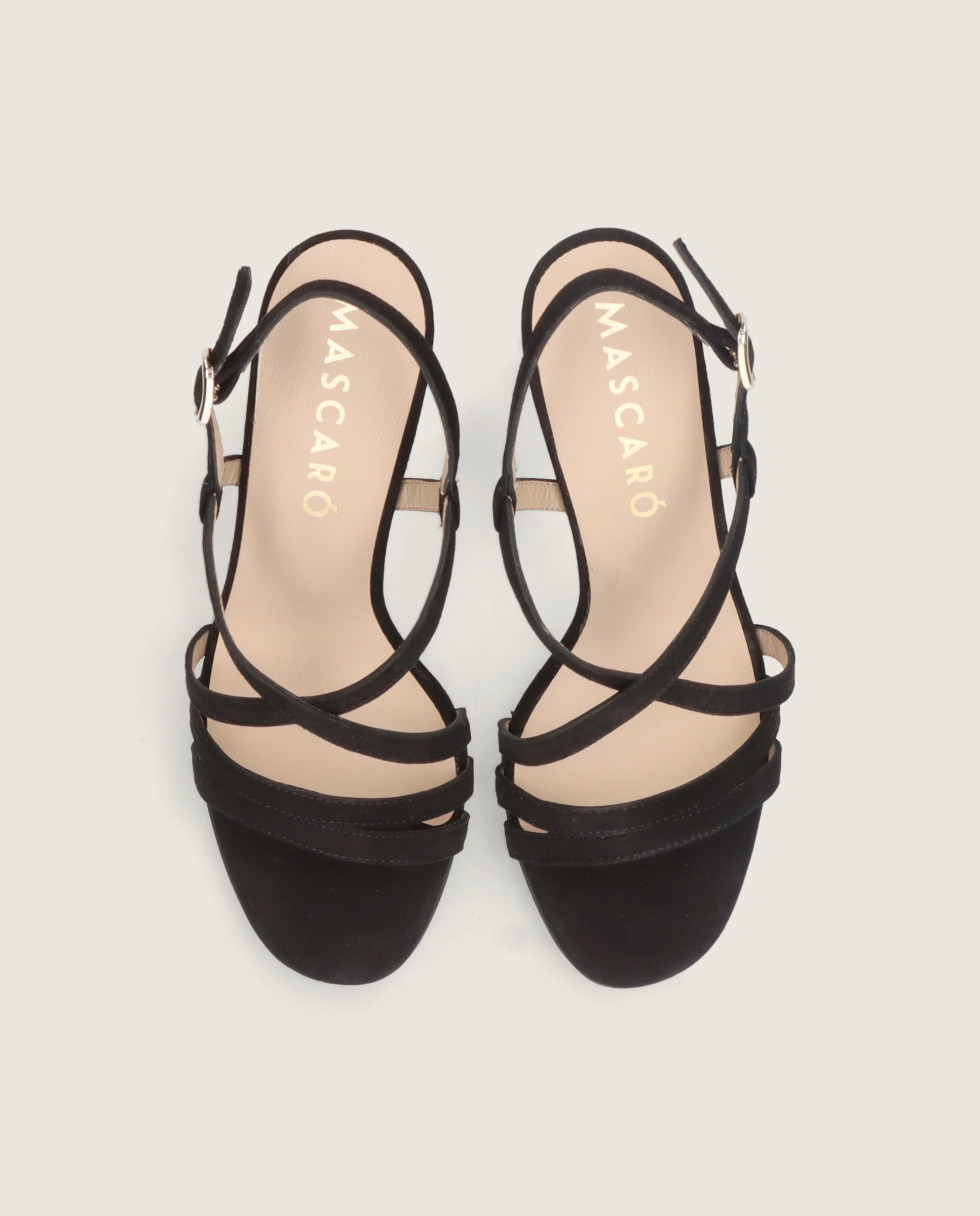 Sandalias Maria Negros Ante