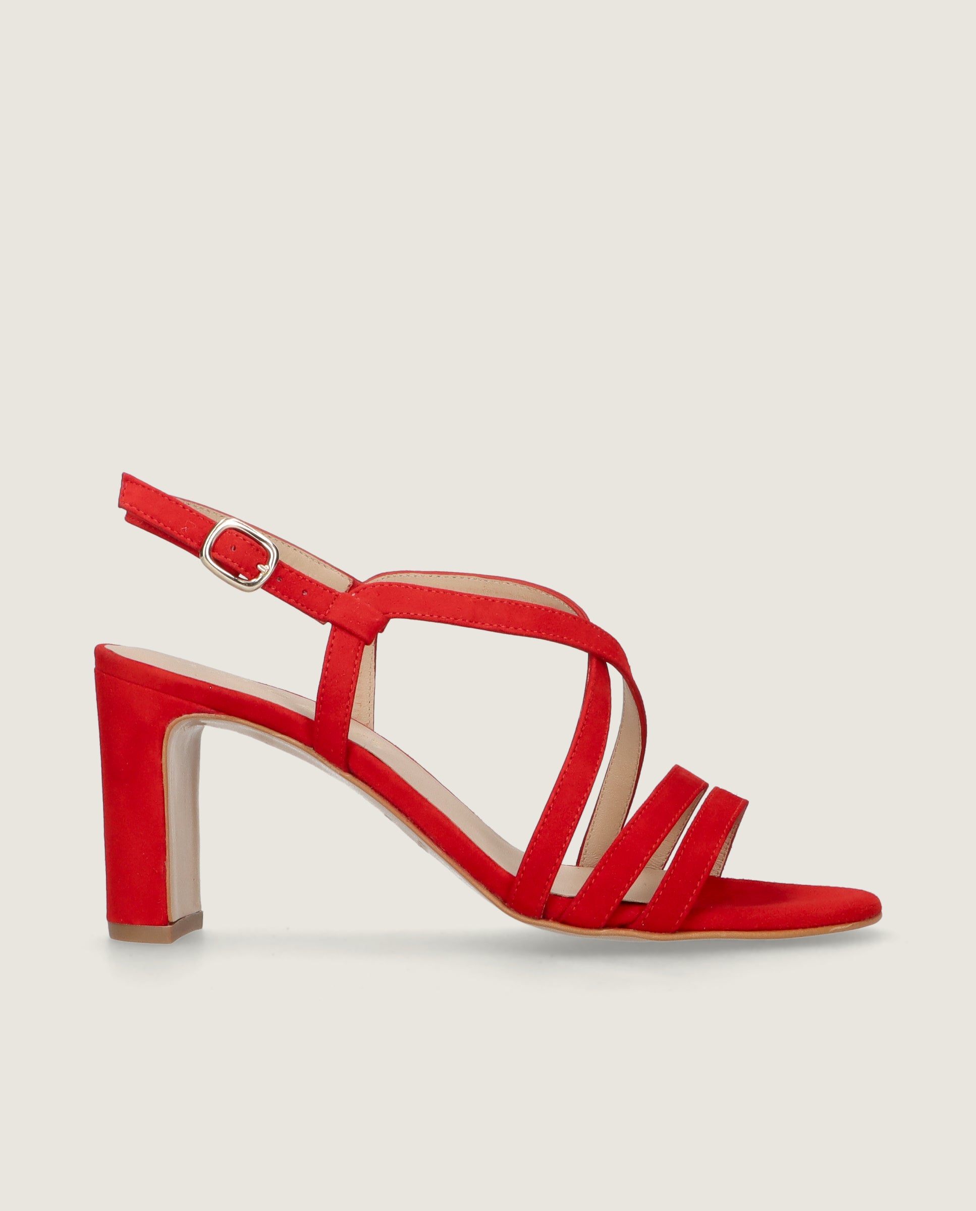 Sandalias Maria Rojos Ante